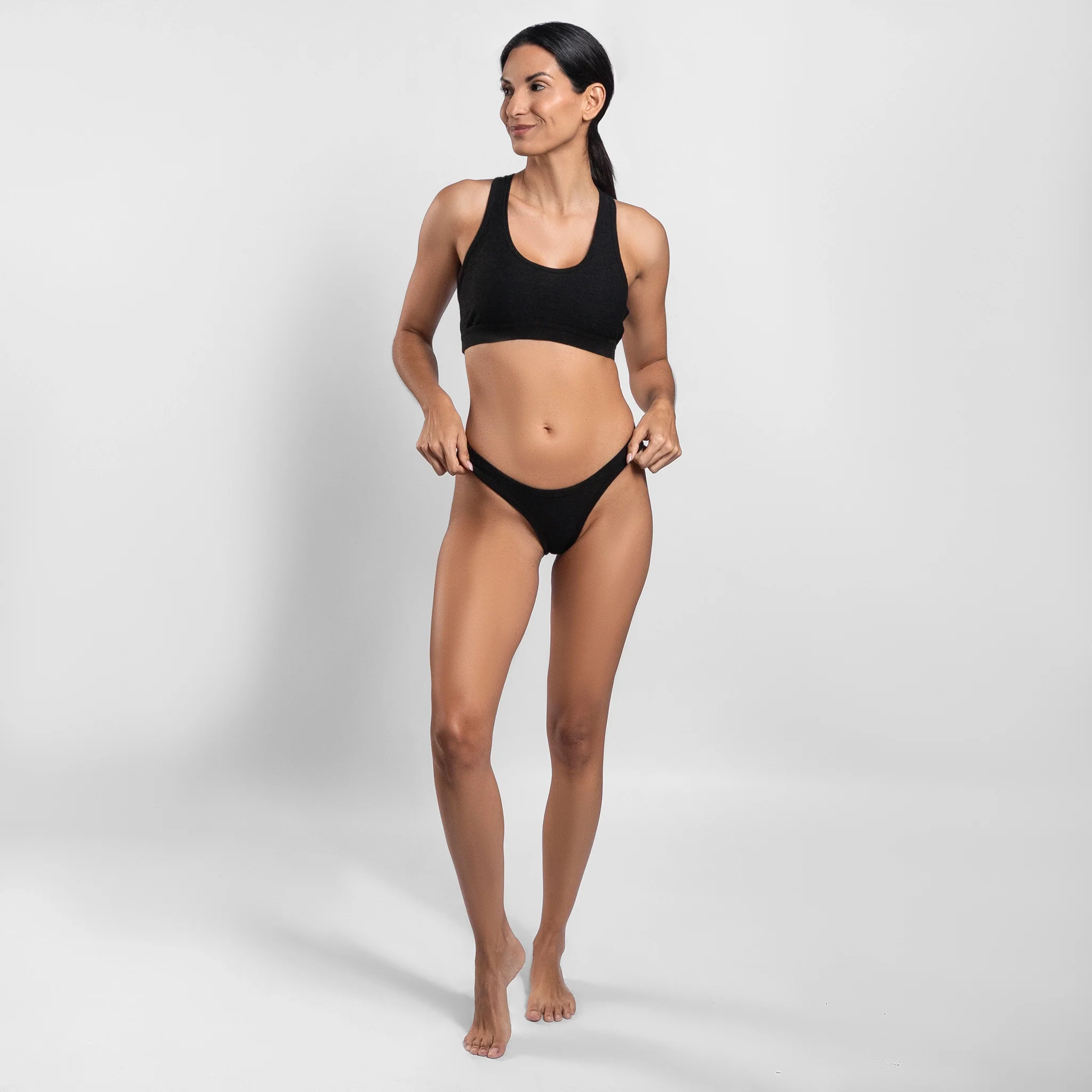 10 Pack Bundle - Women's Alpaca Wool Thong: 160 Ultralight - Image 3
