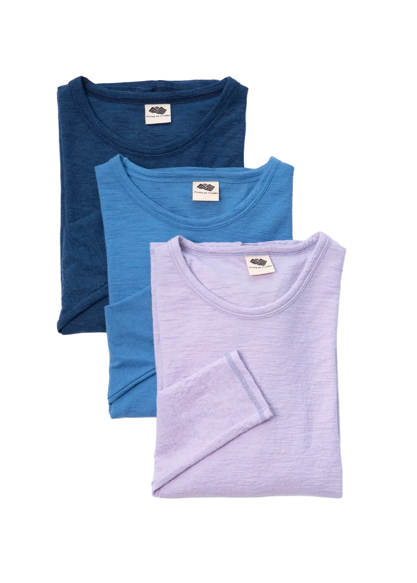3 Pack Bundle - Men's Alpaca Wool Long Sleeve T-Shirt: 160 Ultralight - Image 57