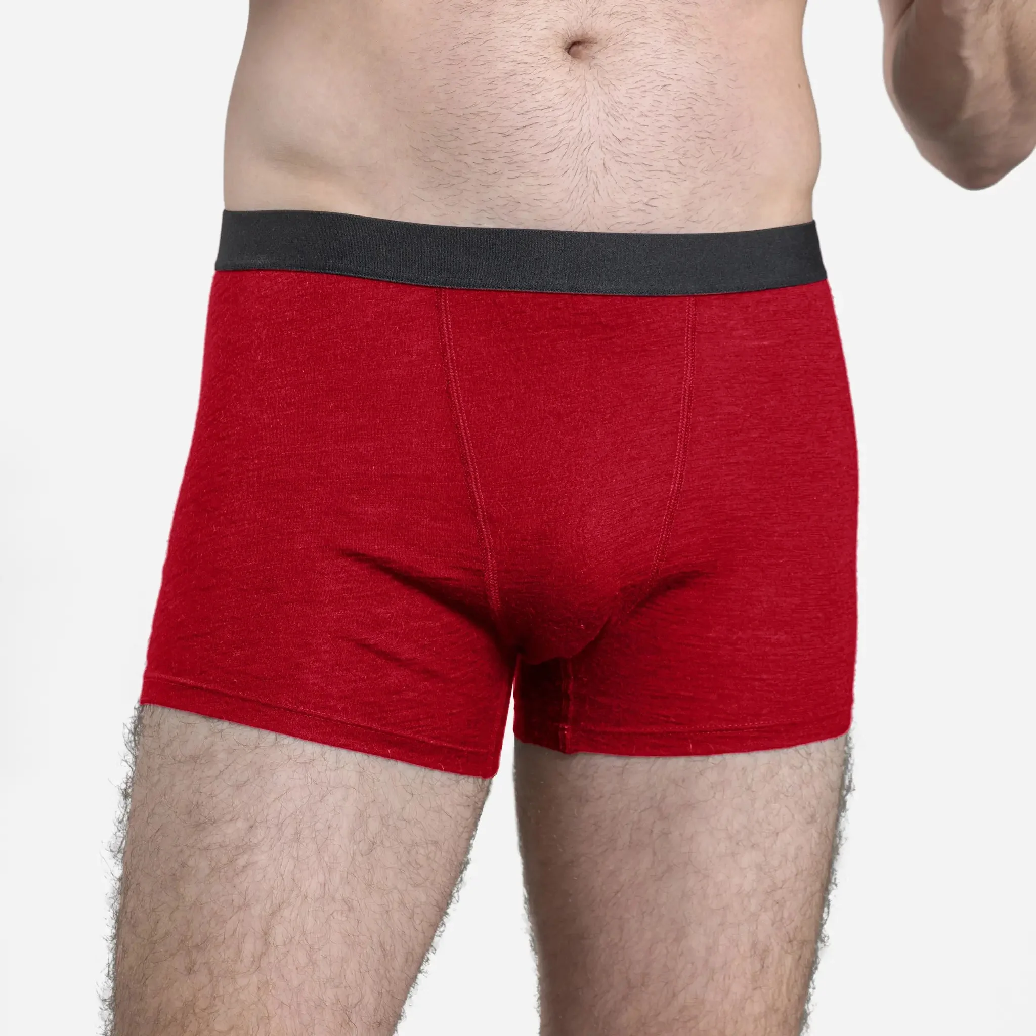 3 Pack Bundle - Men's Alpaca Wool Boxer Briefs: 160 Ultralight - Image 37