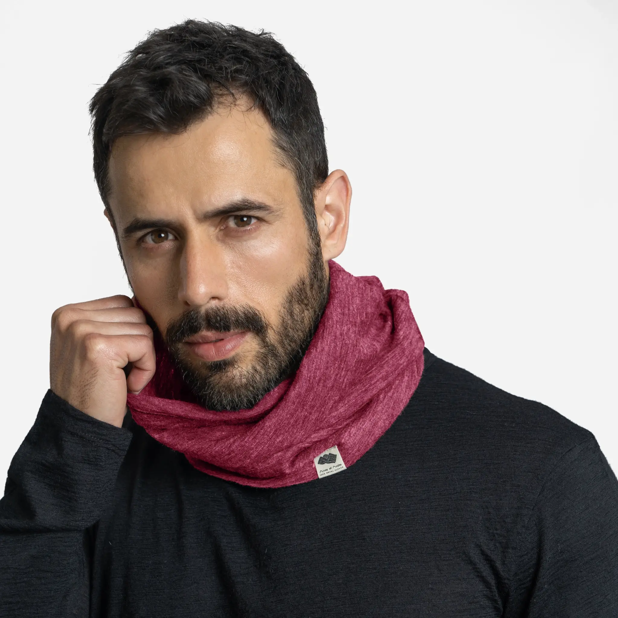 Alpaca Wool Neck Gaiter: 160 Ultralight - Image 6