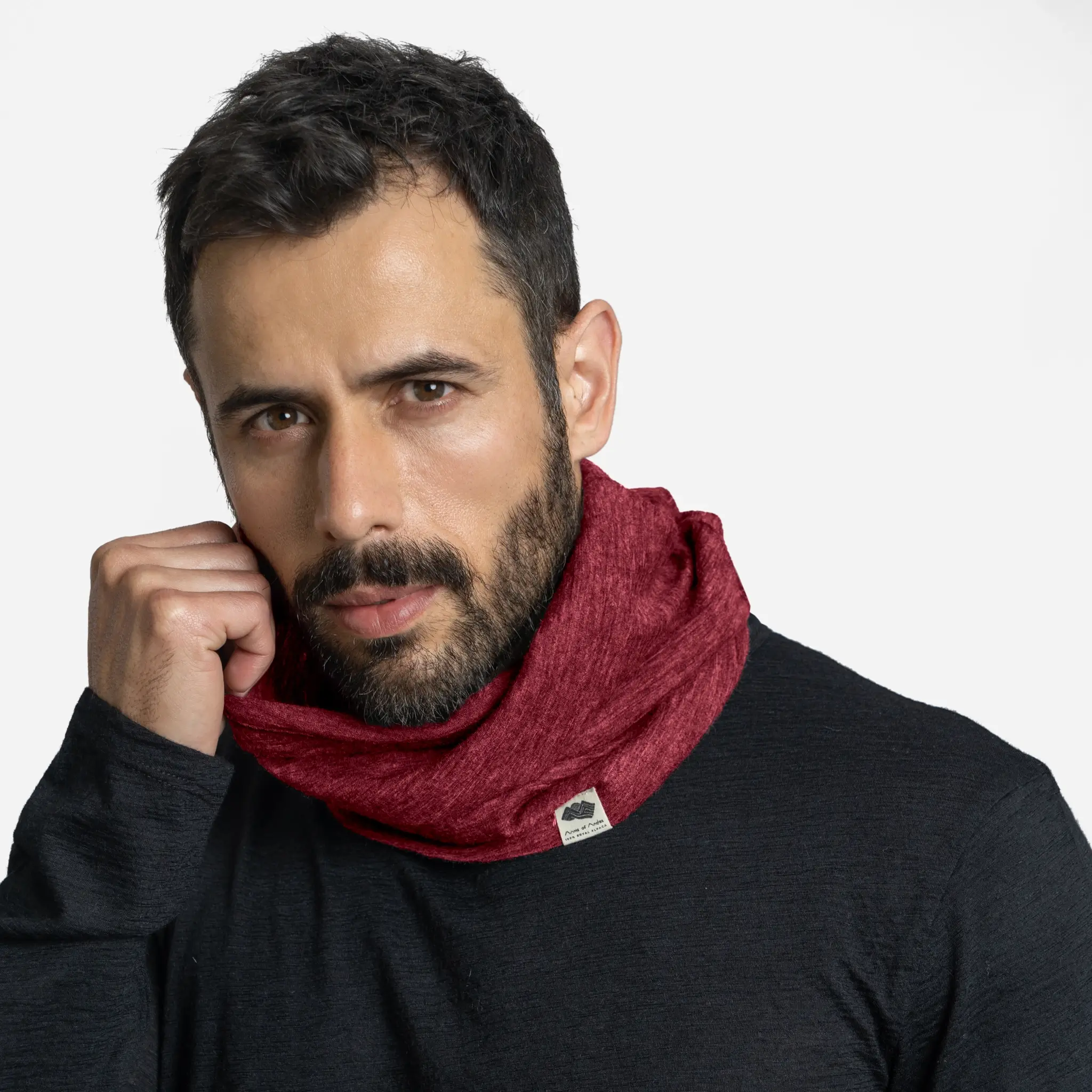 Alpaca Wool Neck Gaiter: 160 Ultralight - Image 8