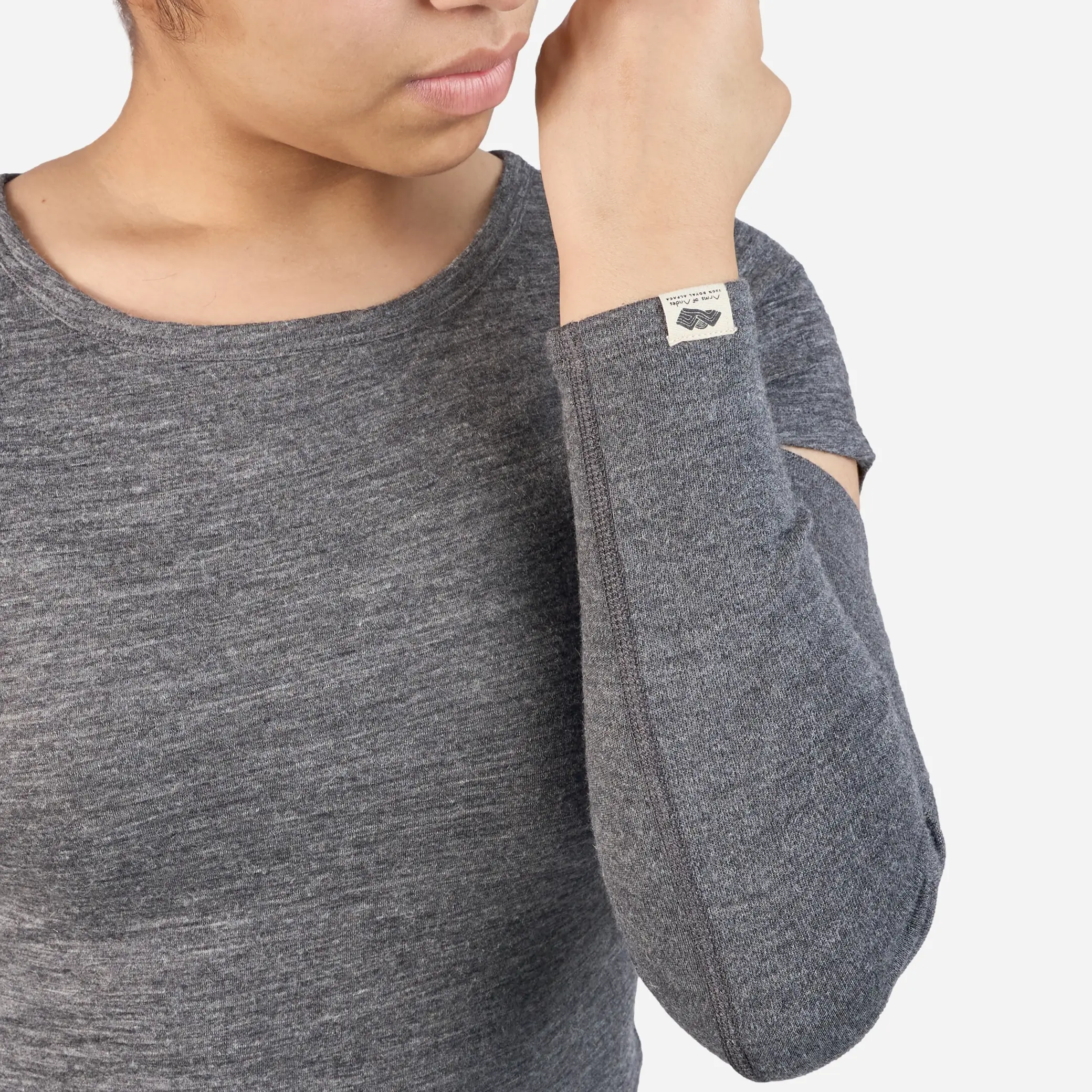 Alpaca Wool Arm Sleeve: 300 Lightweight - Image 13
