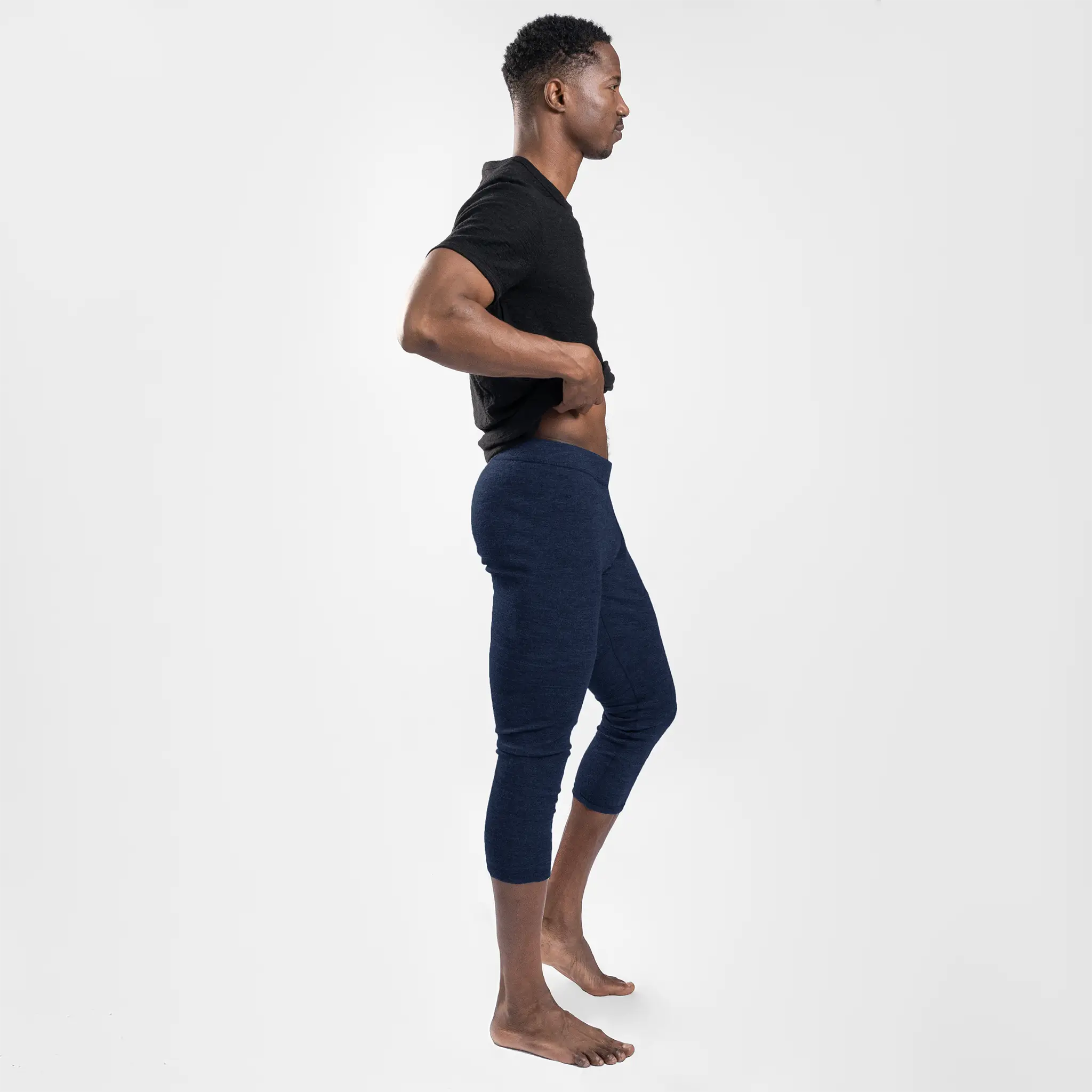 Men's Alpaca Wool 3/4 Leggings: 300 Lightweight - Image 10