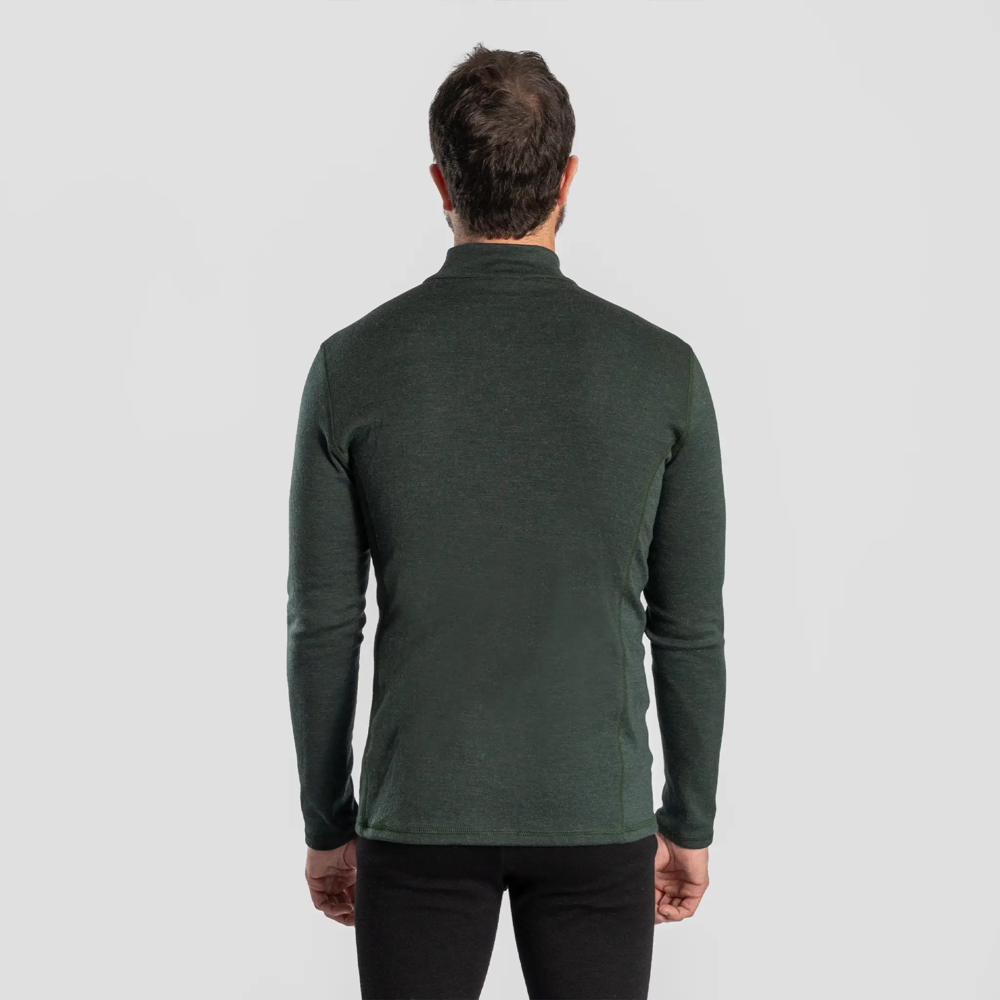 Men's Alpaca Wool Base Layer: 300 Lightweight Half-Zip - Image 12