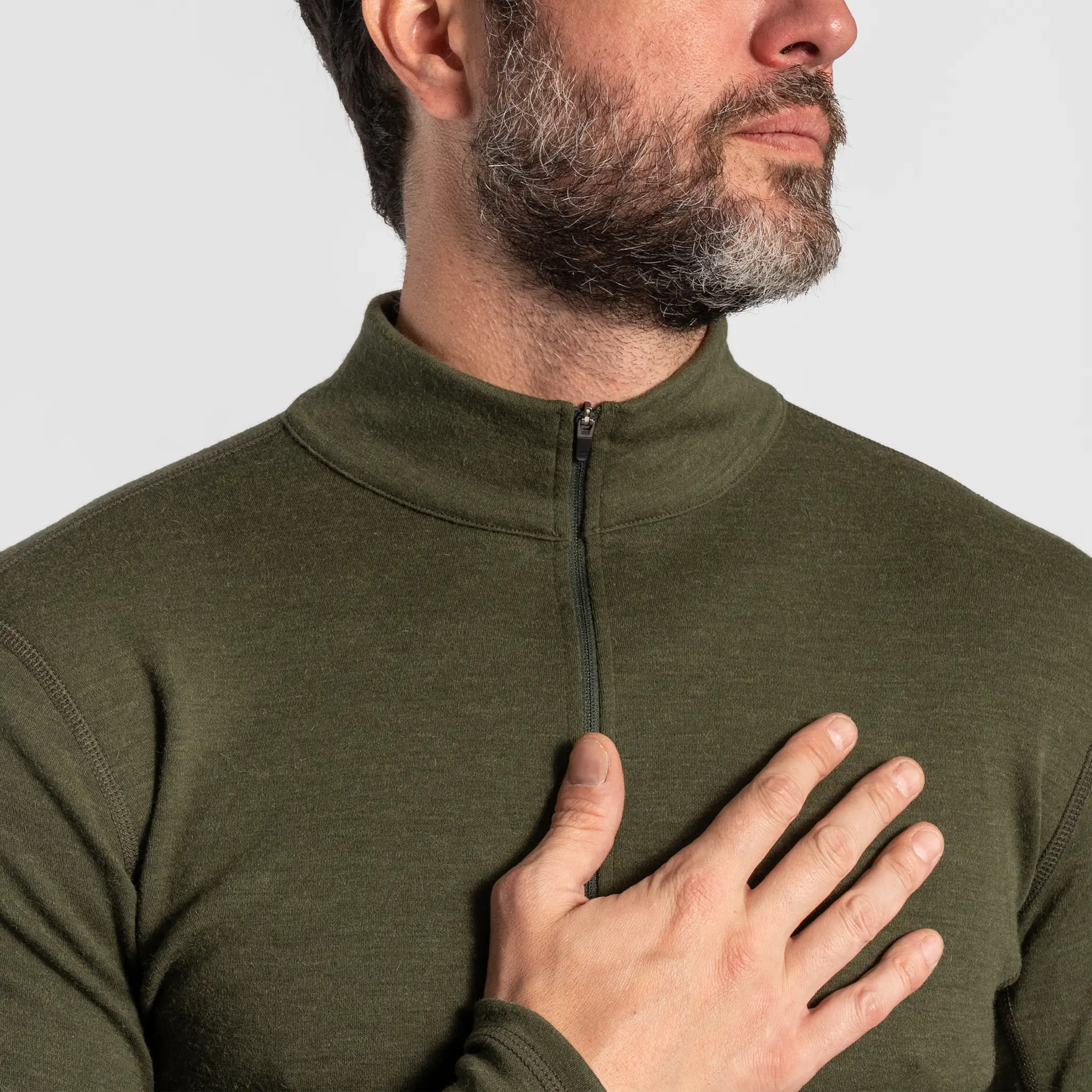 Men's Alpaca Wool Base Layer: 300 Lightweight Half-Zip - Image 21