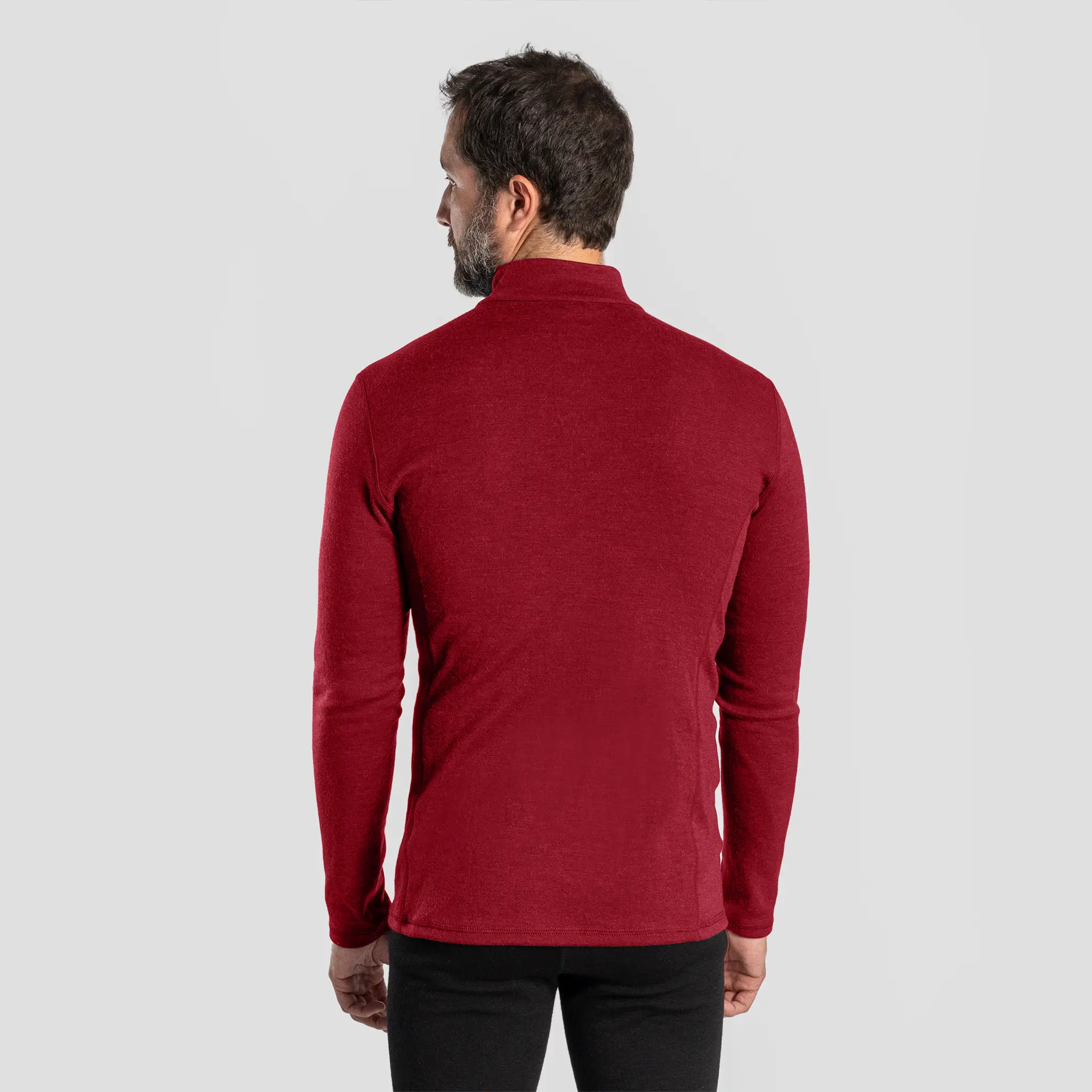 Men's Alpaca Wool Base Layer: 300 Lightweight Half-Zip - Image 24
