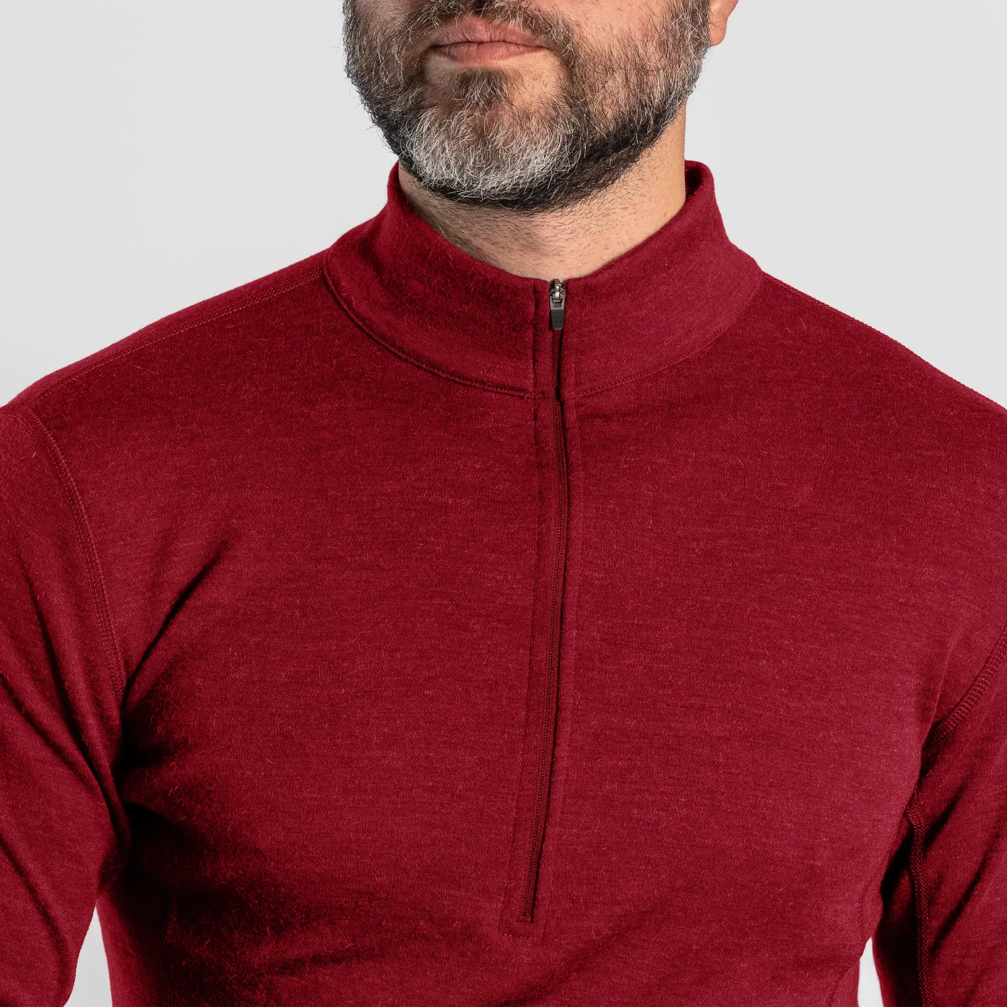 Men's Alpaca Wool Base Layer: 300 Lightweight Half-Zip - Image 25