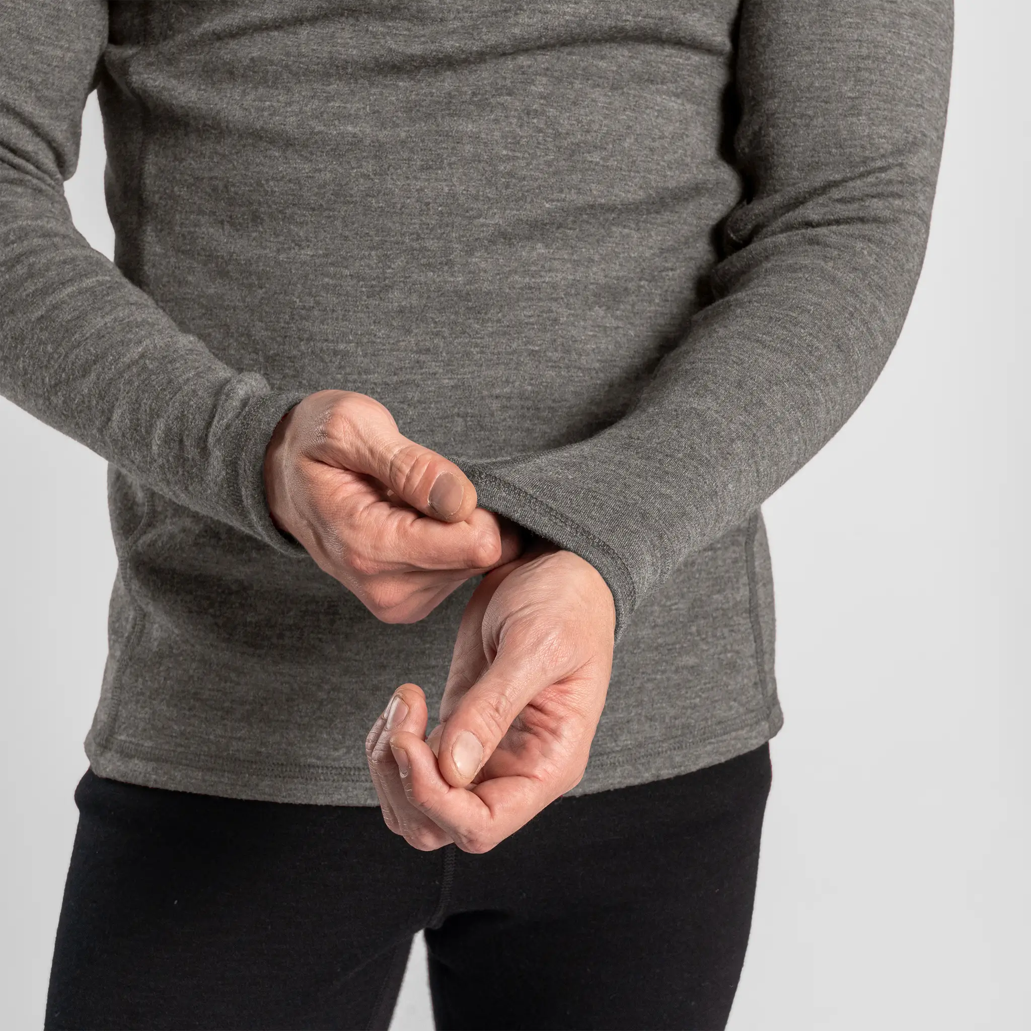 Men's Alpaca Wool Base Layer: 300 Lightweight Half-Zip - Image 33