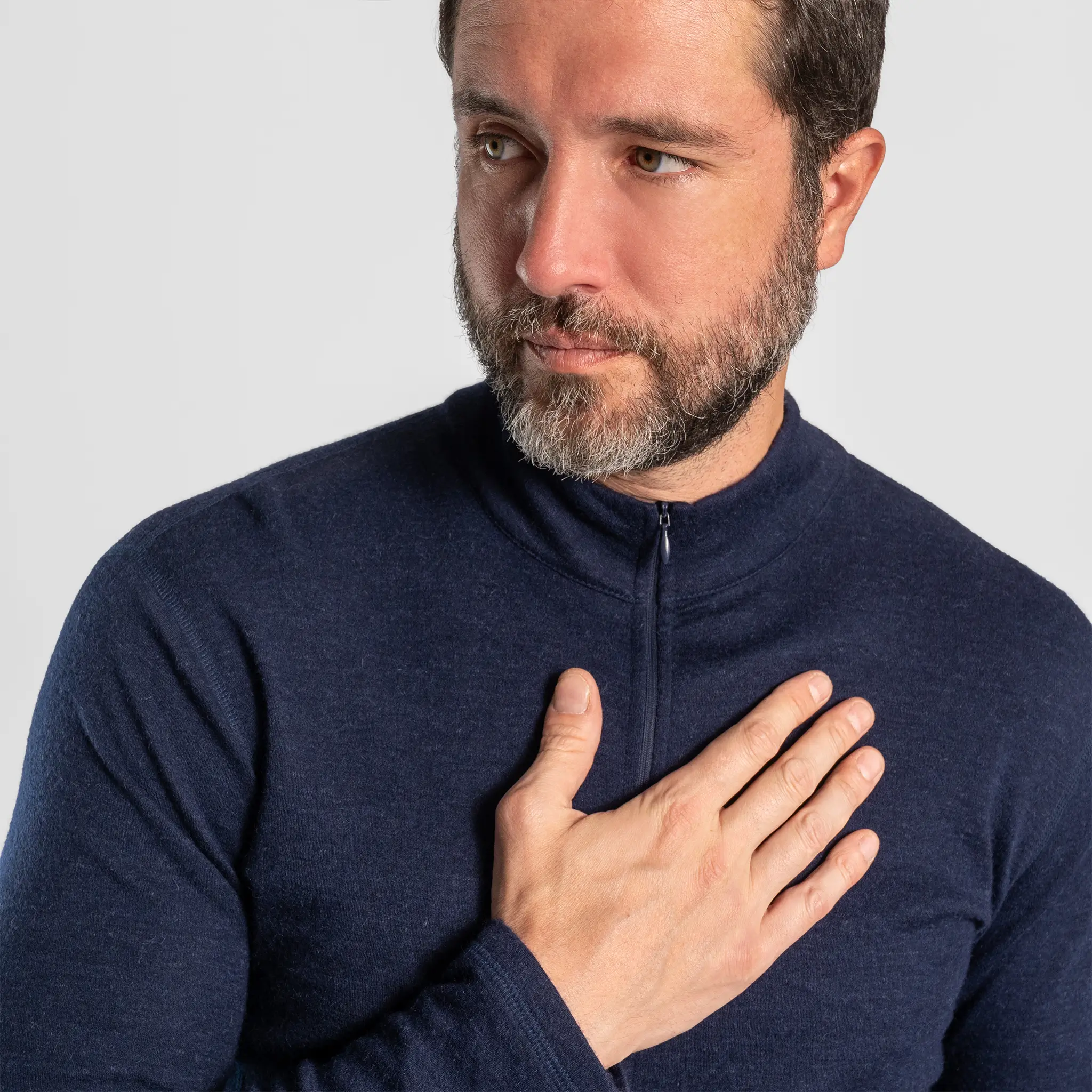 Men's Alpaca Wool Base Layer: 300 Lightweight Half-Zip - Image 37