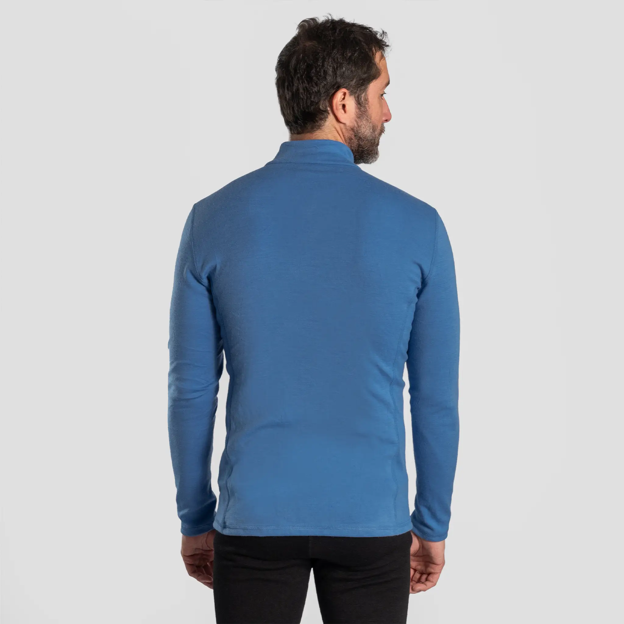 Men's Alpaca Wool Base Layer: 300 Lightweight Half-Zip - Image 4