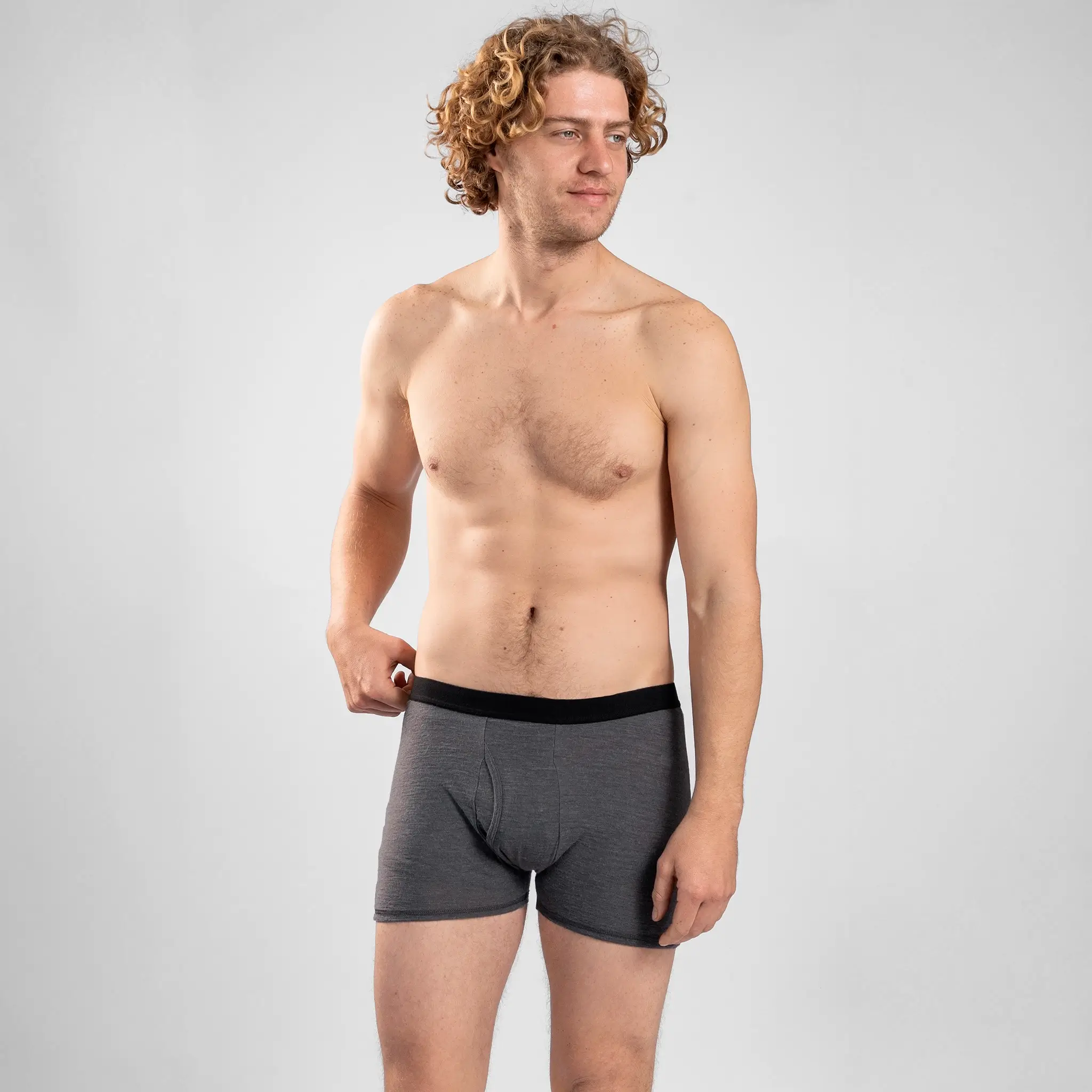 Men's Alpaca Wool Fly Boxers: 160 Ultralight - Image 5