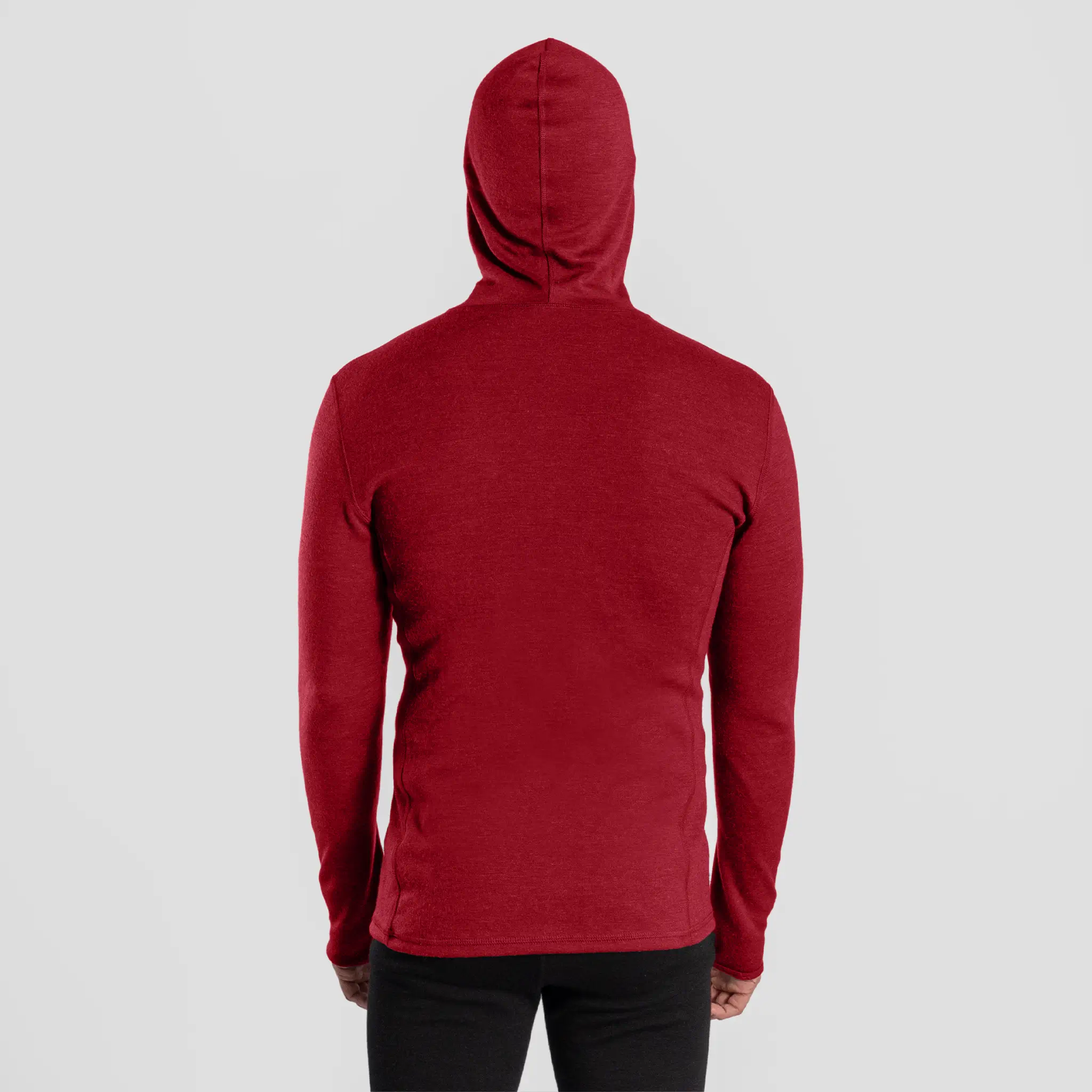 Men's Alpaca Wool Hoodie: 300 Lightweight Half-Zip - Image 26