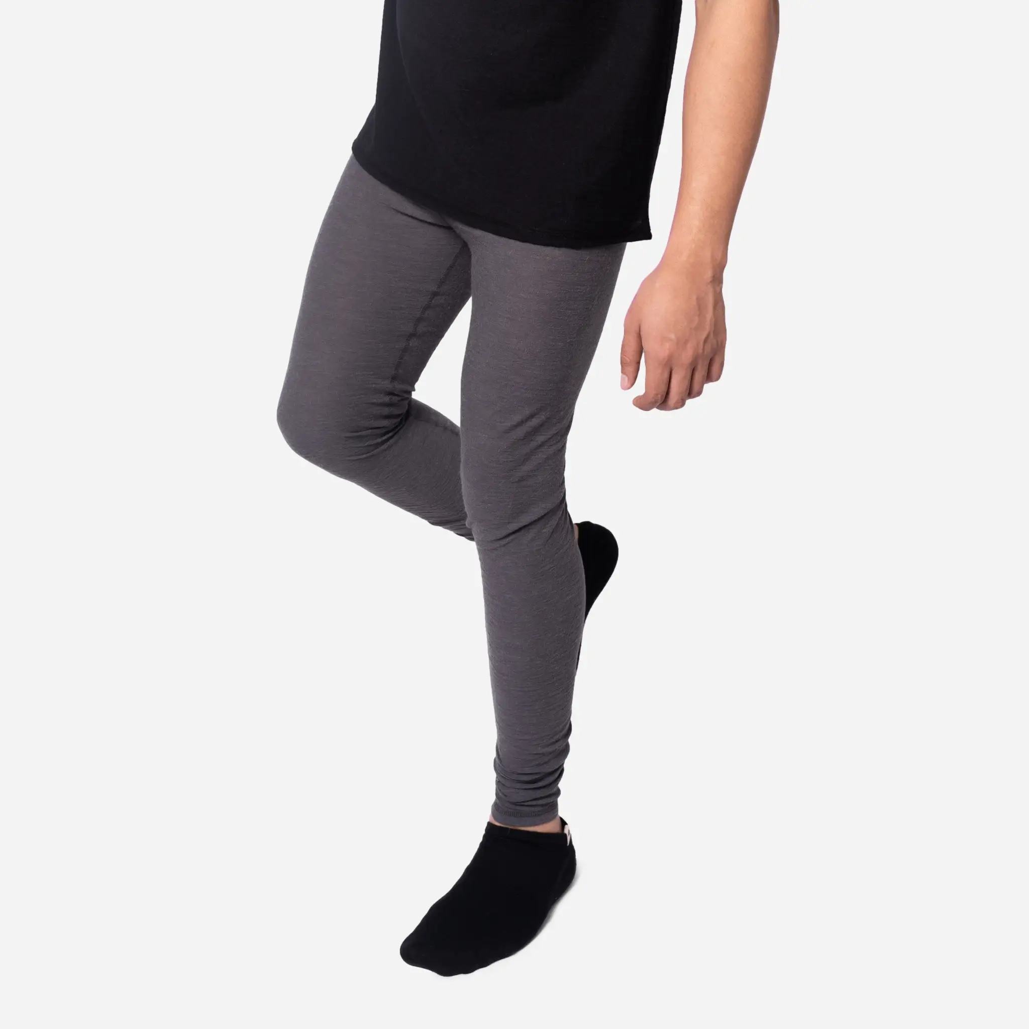 Men's Alpaca Wool Leggings: 160 Ultralight - Image 5