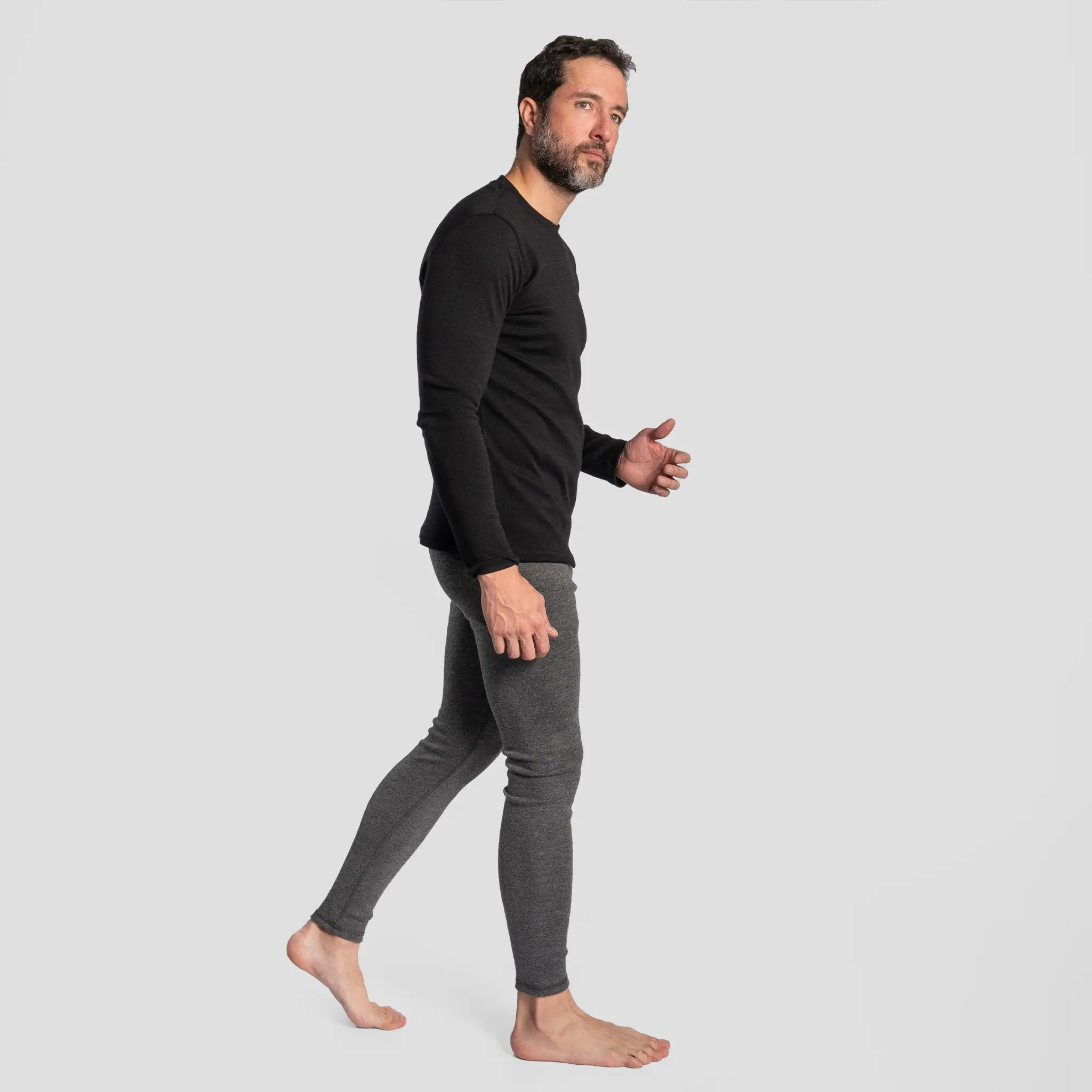 Men's Alpaca Wool Leggings: 420 Midweight - Image 5