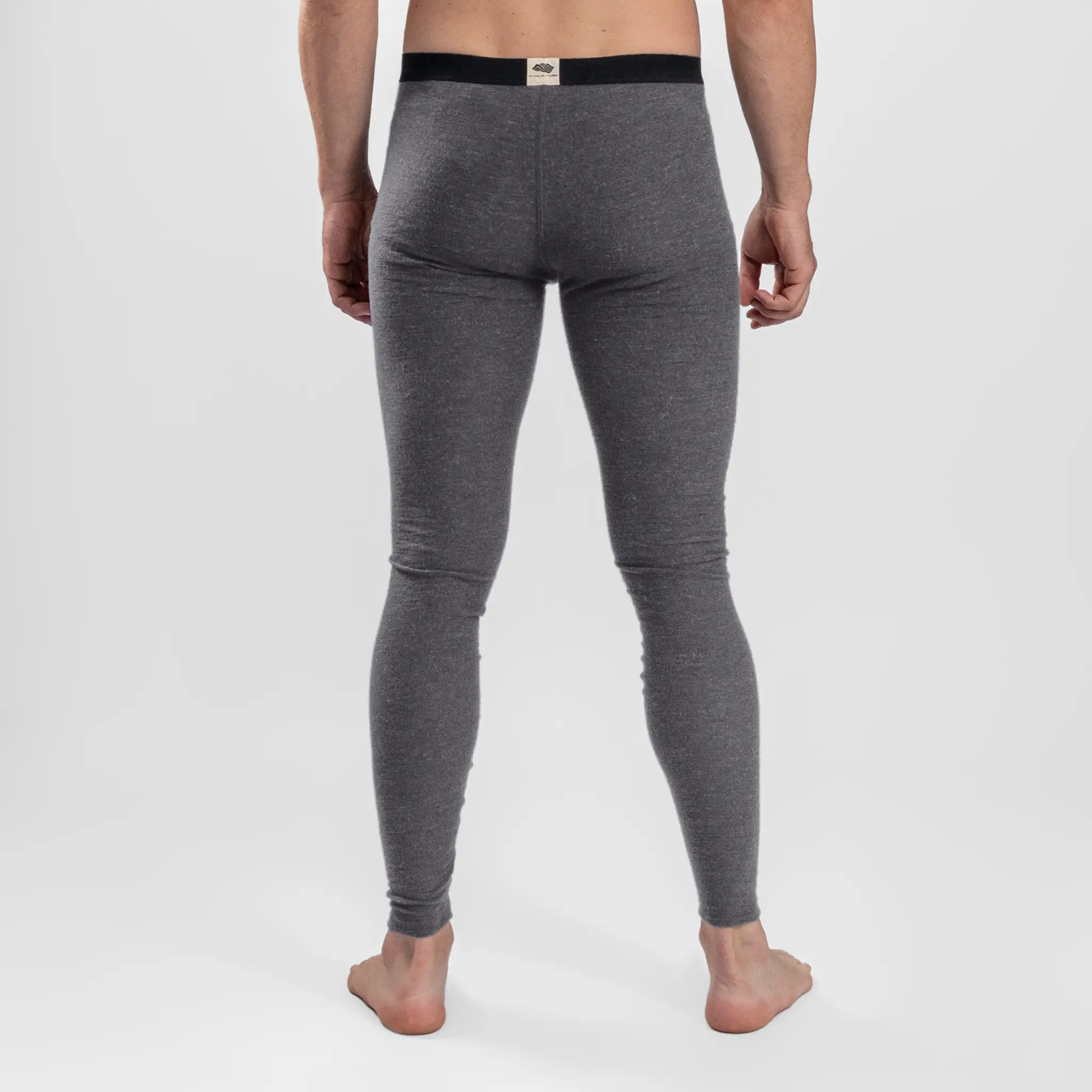 Men's Alpaca Wool Leggings With Fly: 160 Ultralight - Image 10