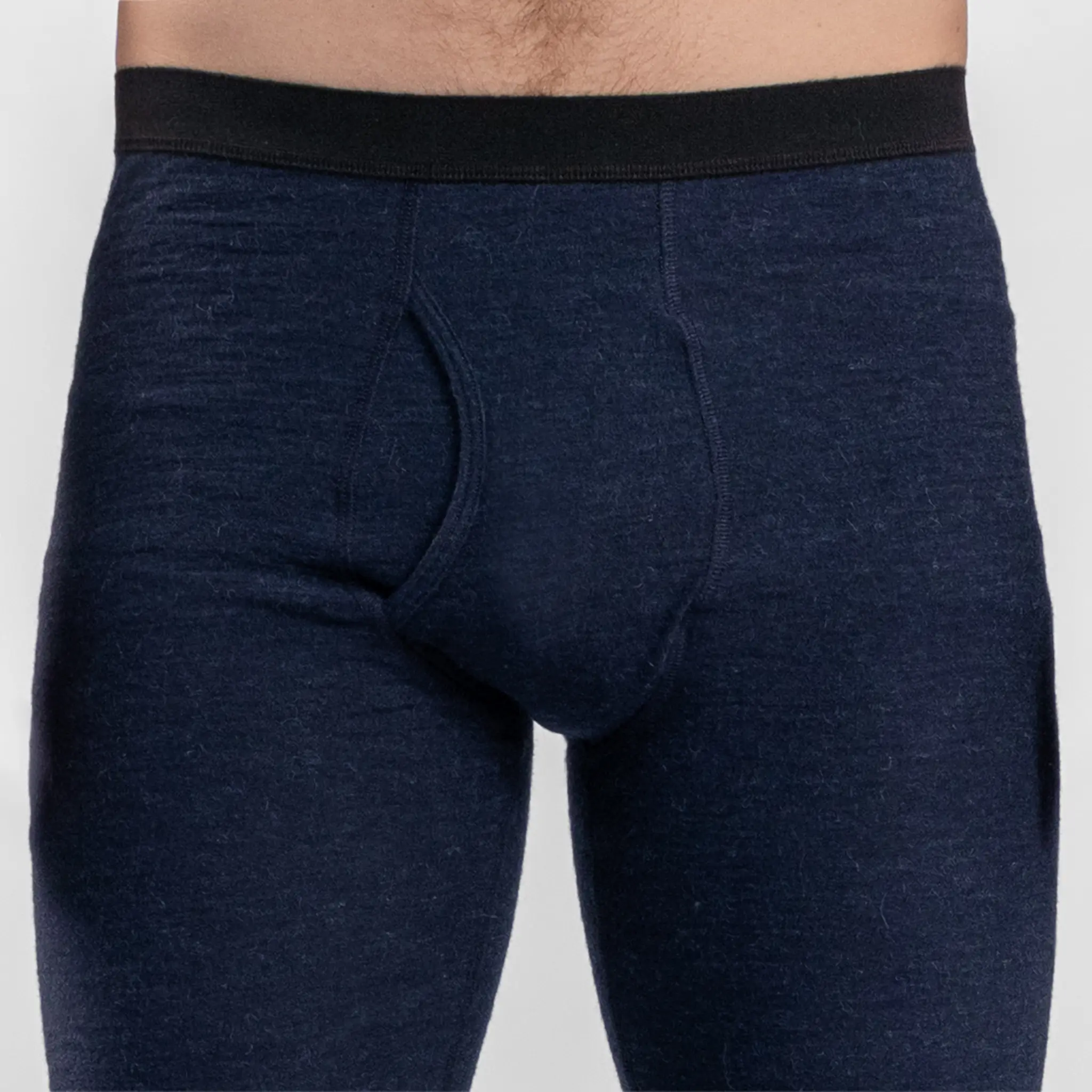 Men's Alpaca Wool Leggings With Fly: 160 Ultralight - Image 7