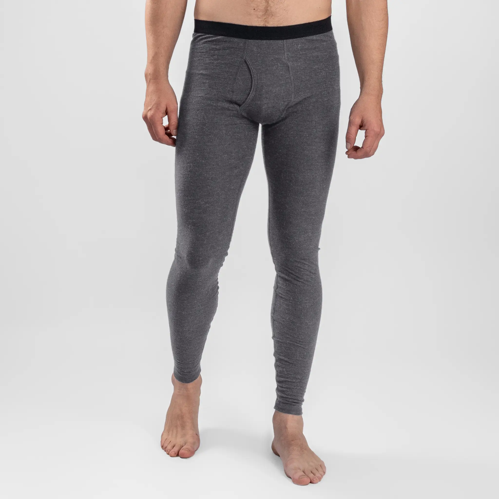 Men's Alpaca Wool Leggings With Fly: 160 Ultralight - Image 9
