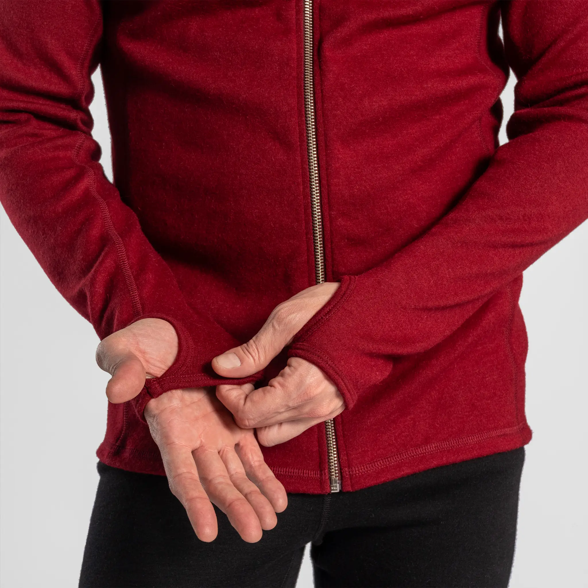 Men's Alpaca Wool Hoodie Jacket: 420 Midweight Full-Zip - Image 18