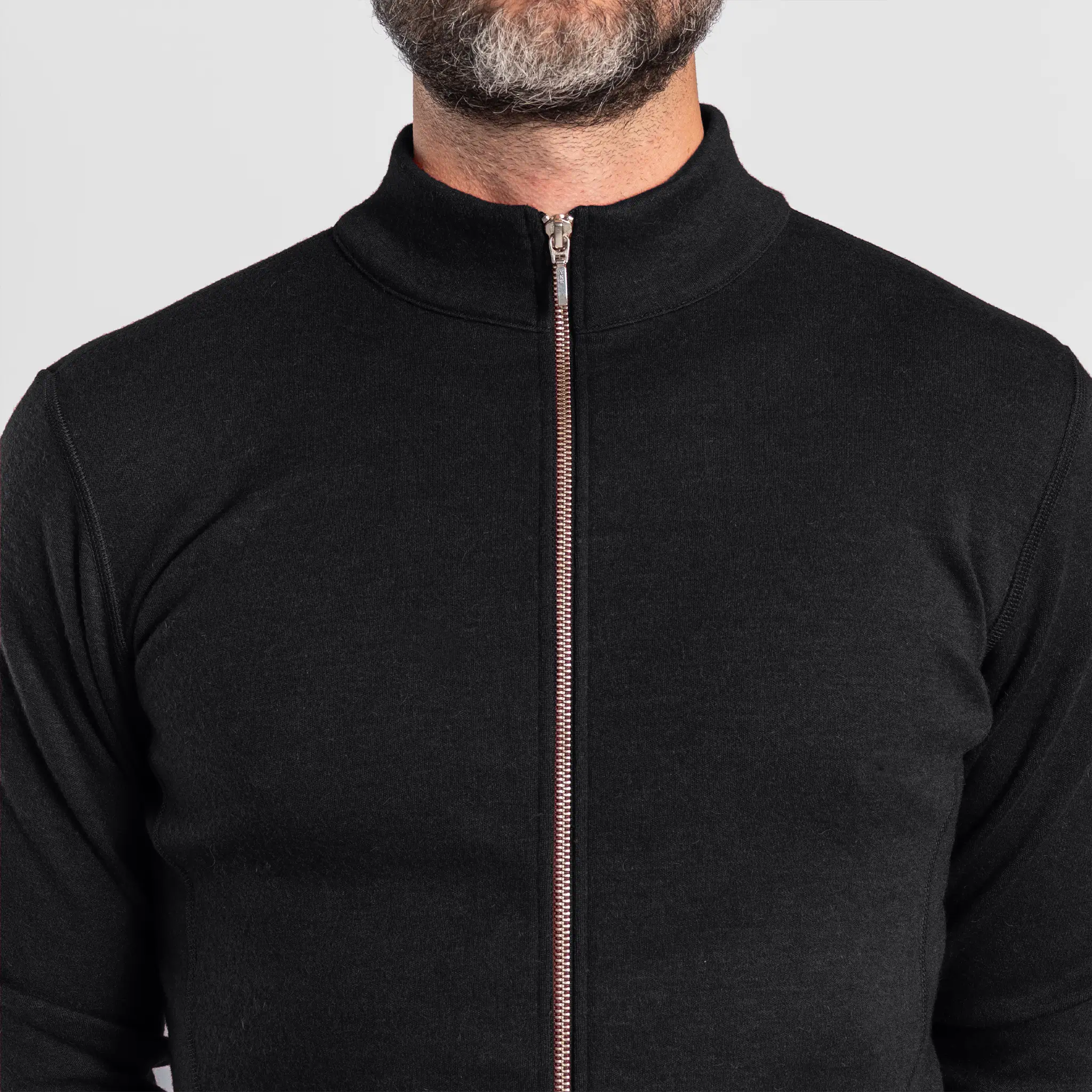 Men's Alpaca Wool Jacket: 420 Midweight Full-Zip - Image 9