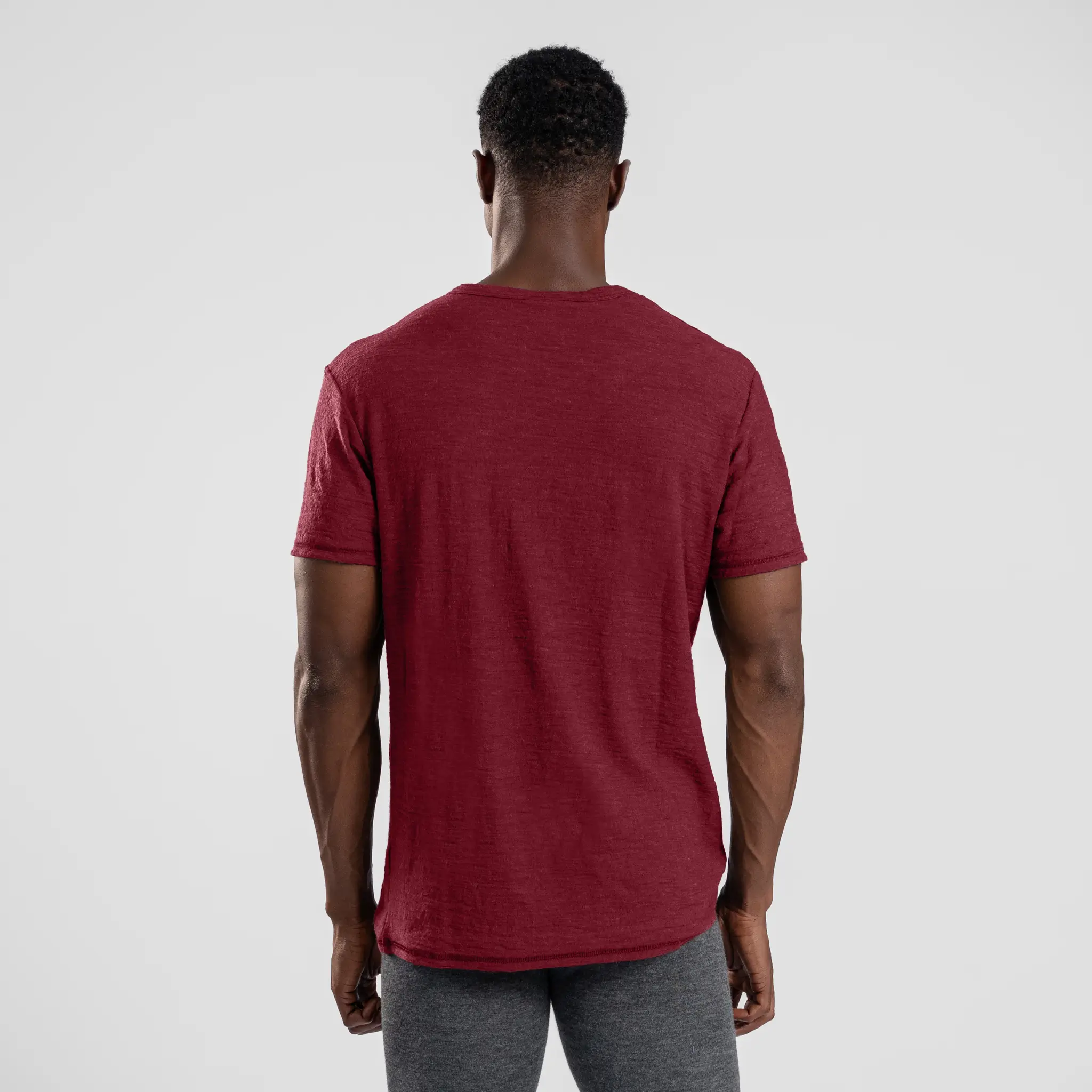 Men's Alpaca Wool T-Shirt: 160 Ultralight Crew Neck - Image 58