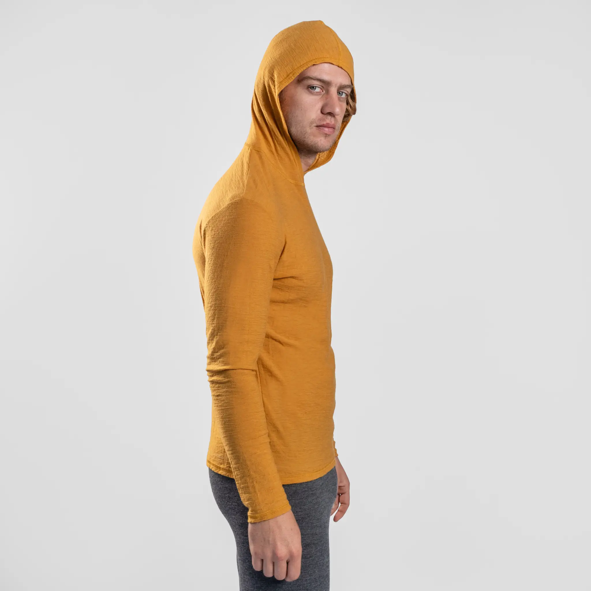 Men's Alpaca Wool Sun Hoodie: 160 Ultralight - Image 10