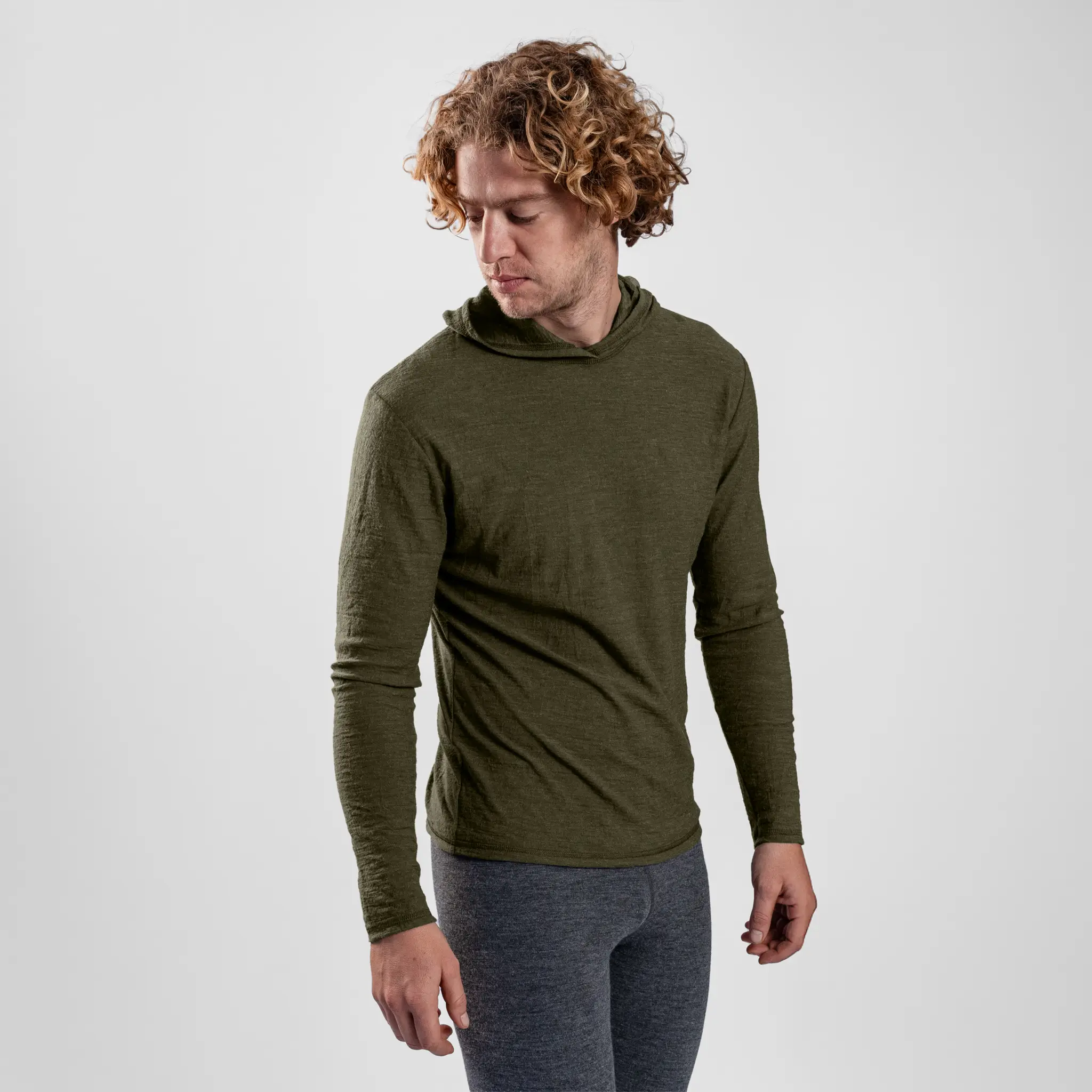 Men's Alpaca Wool Sun Hoodie: 160 Ultralight - Image 17