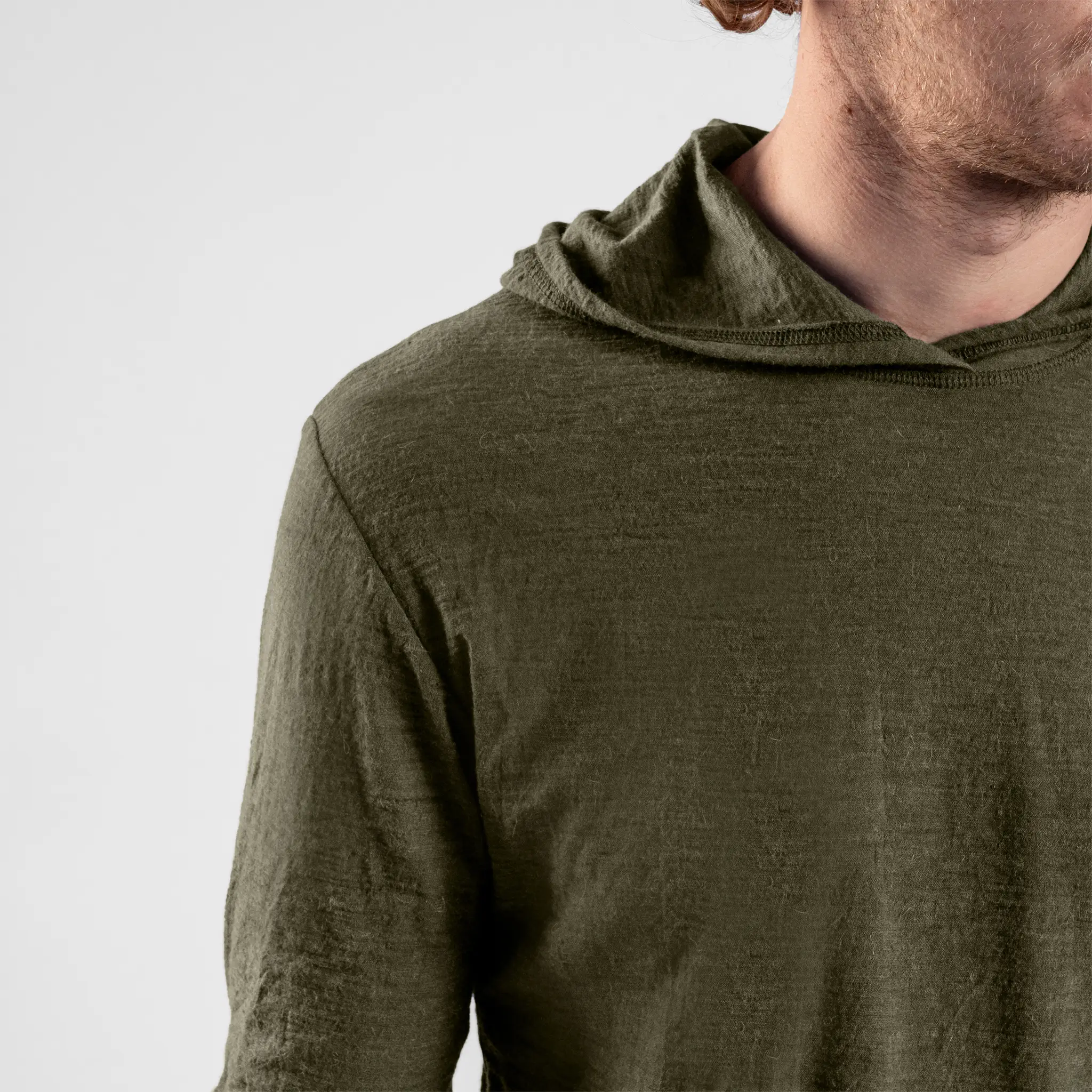 Men's Alpaca Wool Sun Hoodie: 160 Ultralight - Image 20