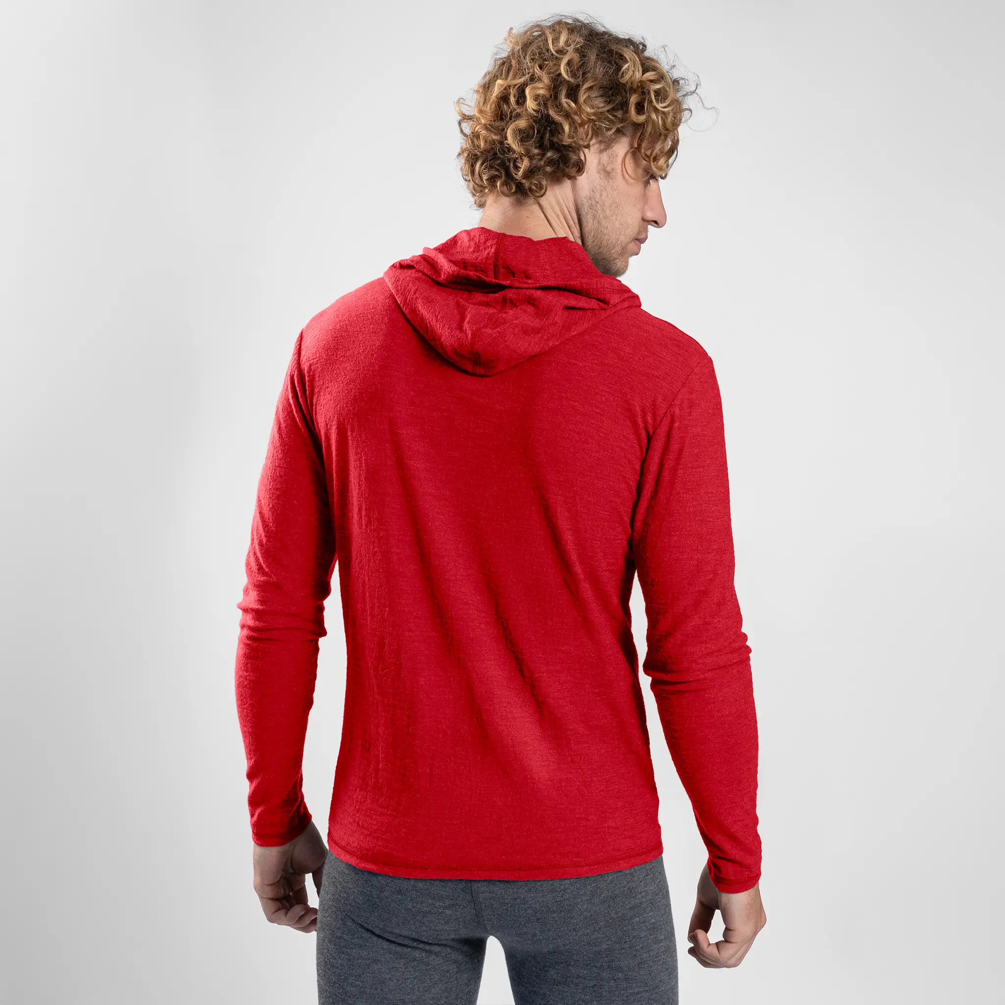 Men's Alpaca Wool Sun Hoodie: 160 Ultralight - Image 27