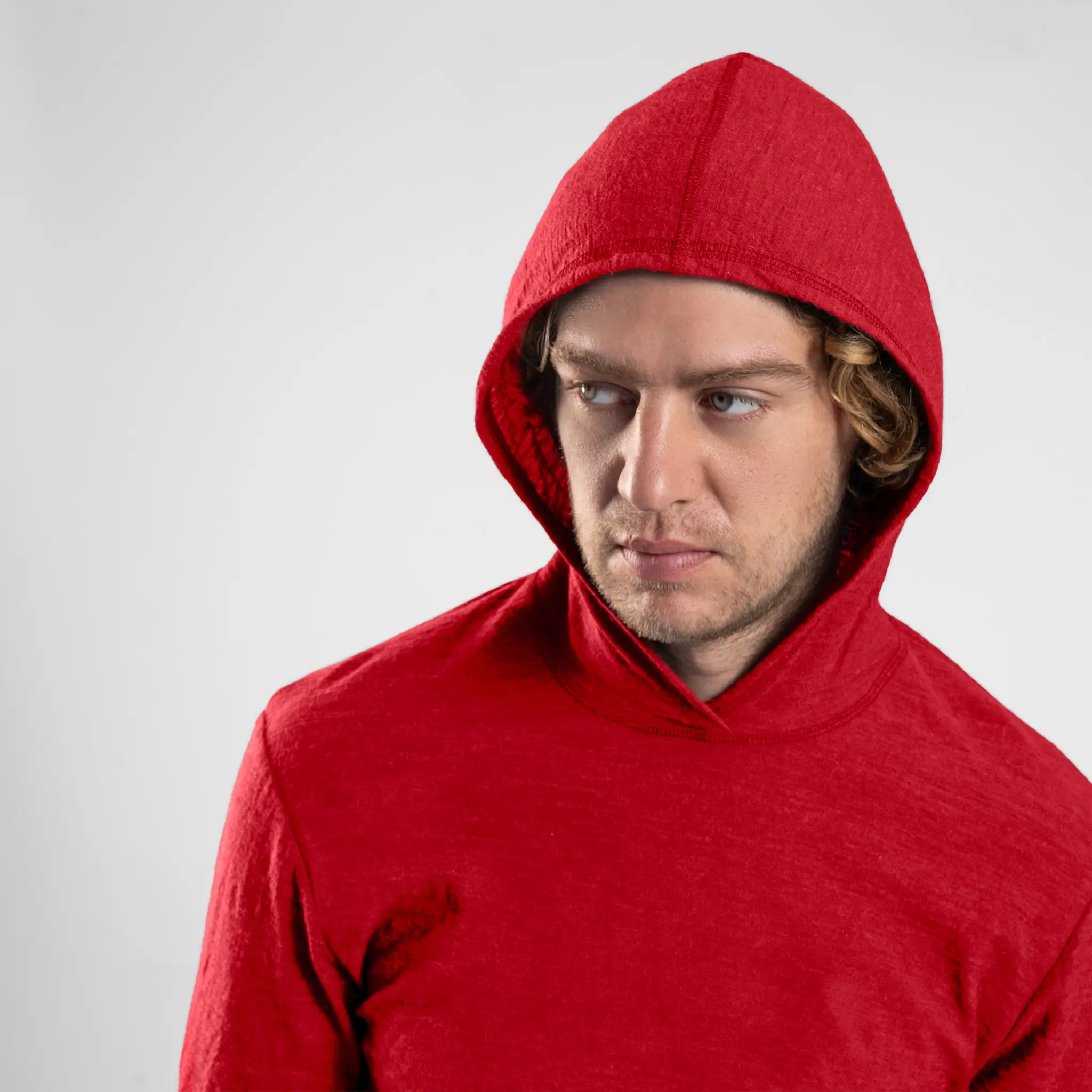 Men's Alpaca Wool Sun Hoodie: 160 Ultralight - Image 28
