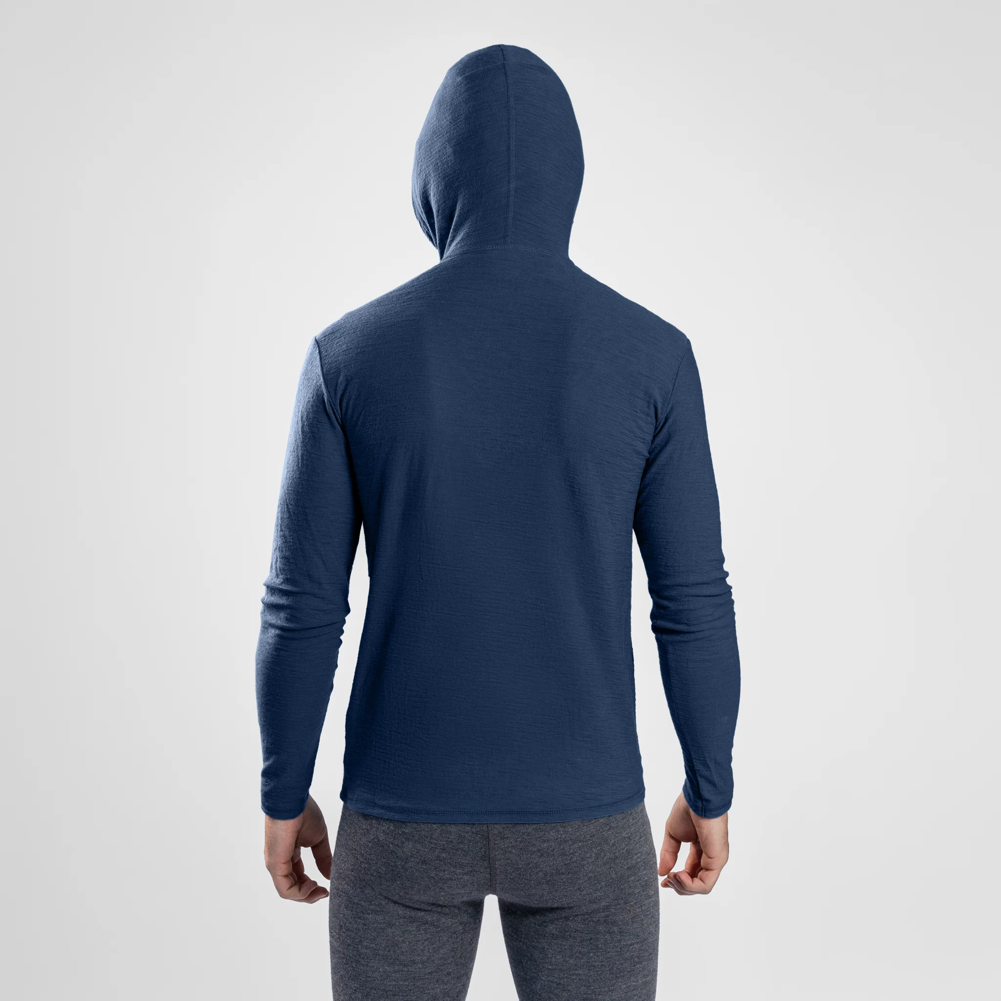 Men's Alpaca Wool Sun Hoodie: 160 Ultralight - Image 35