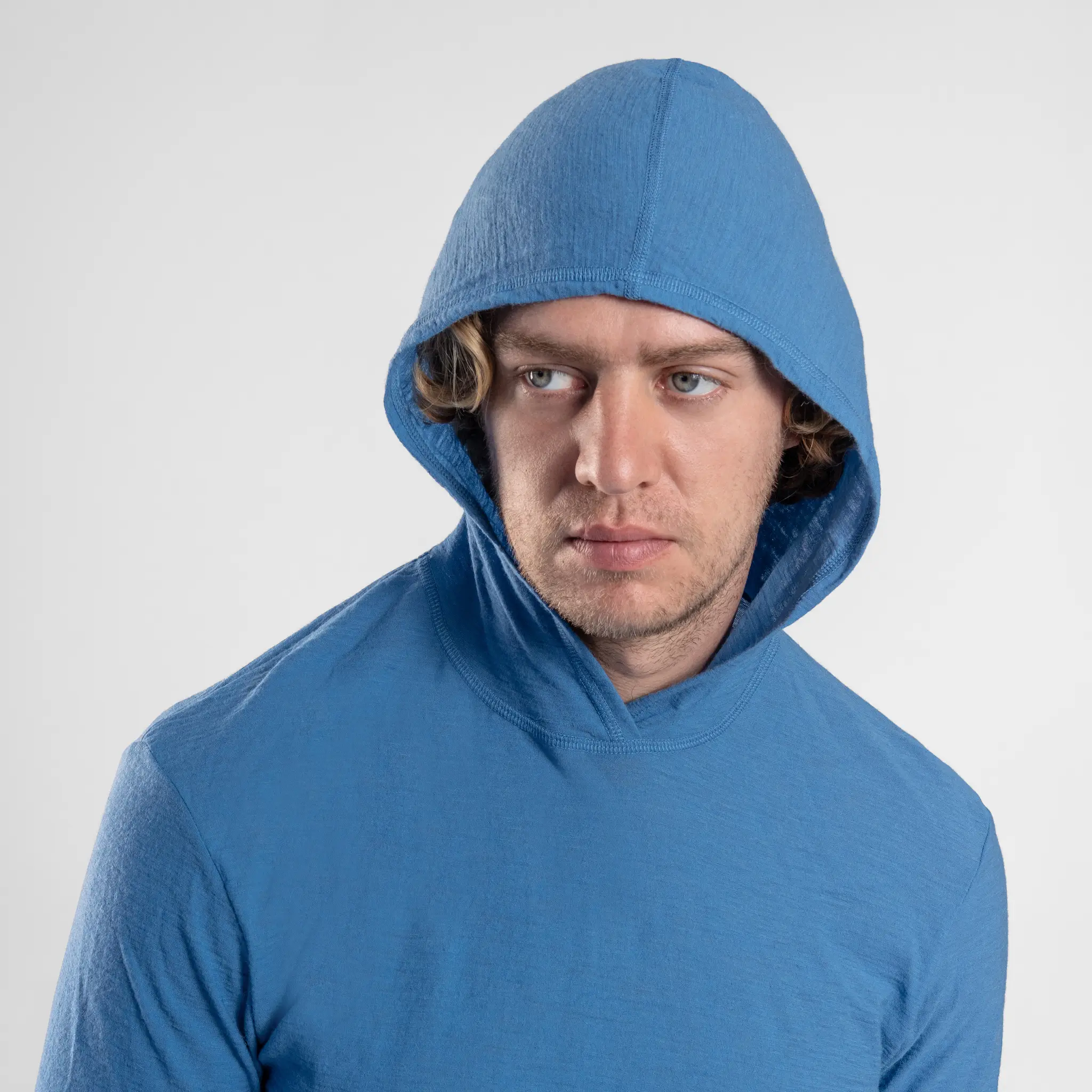 Men's Alpaca Wool Sun Hoodie: 160 Ultralight - Image 4