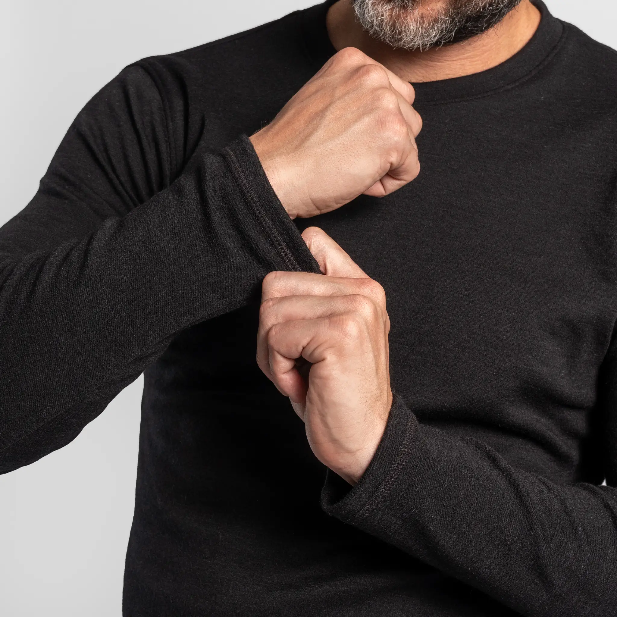 Men's Alpaca Wool Sweater: 300 Lightweight - Image 10