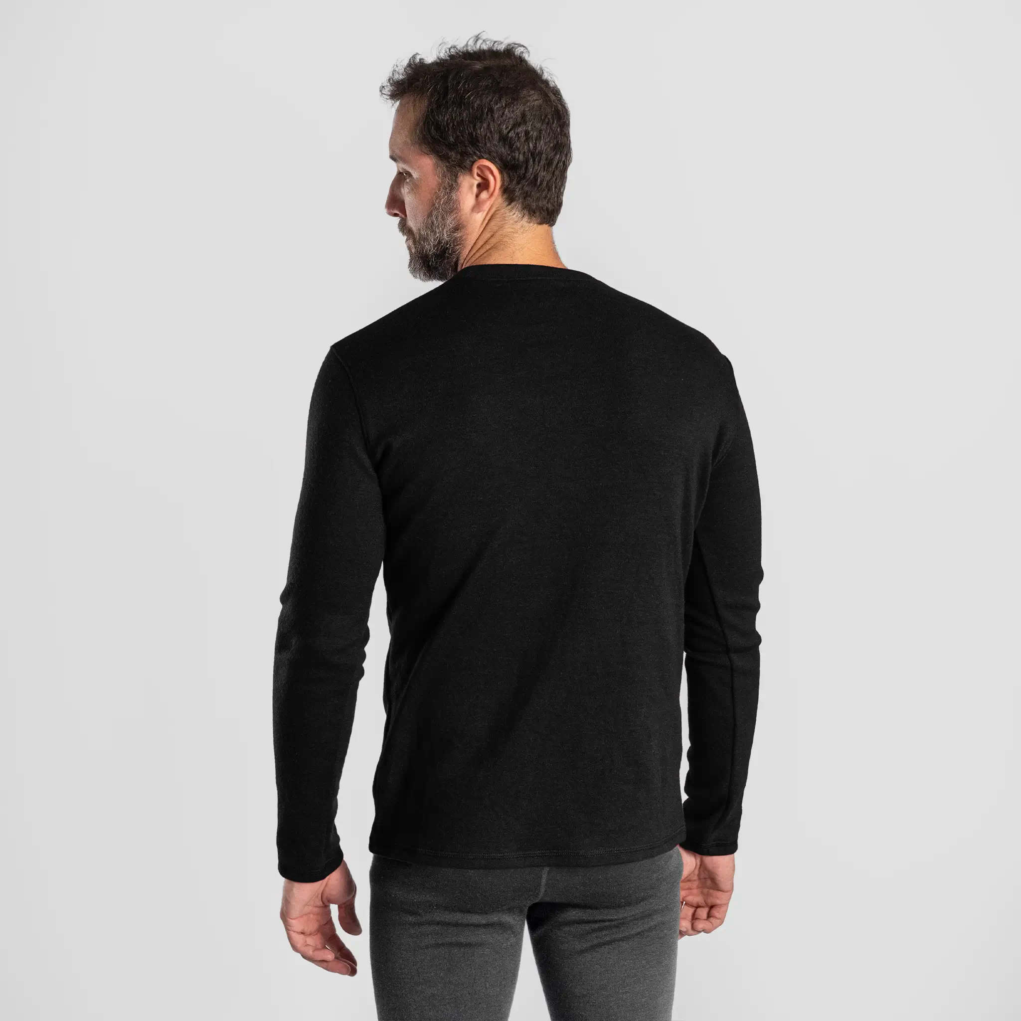 Men's Alpaca Wool Sweater: 420 Midweight - Image 5