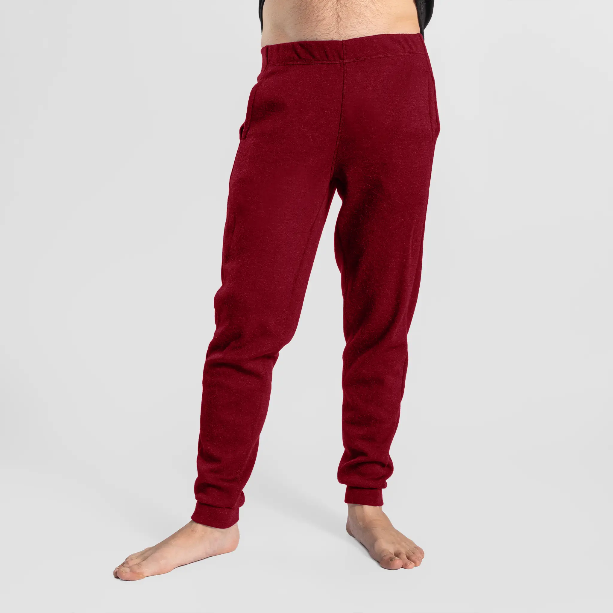 Men's Alpaca Wool Sweatpants: 420 Midweight - Image 15