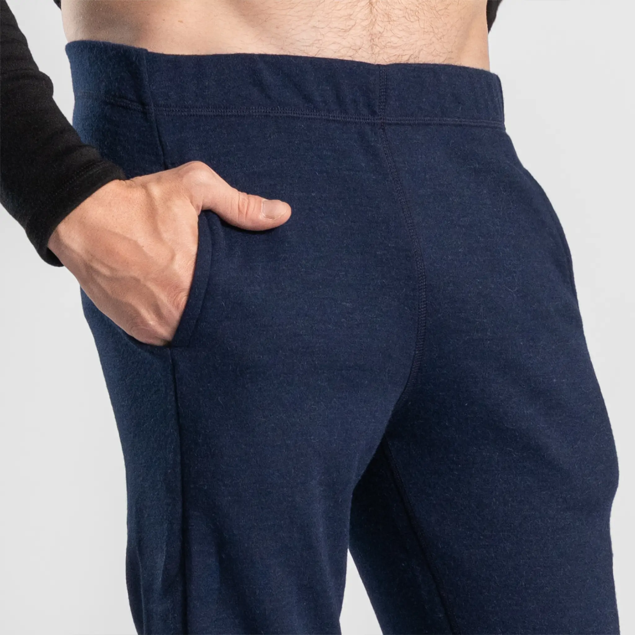 Men's Alpaca Wool Sweatpants: 420 Midweight - Image 21