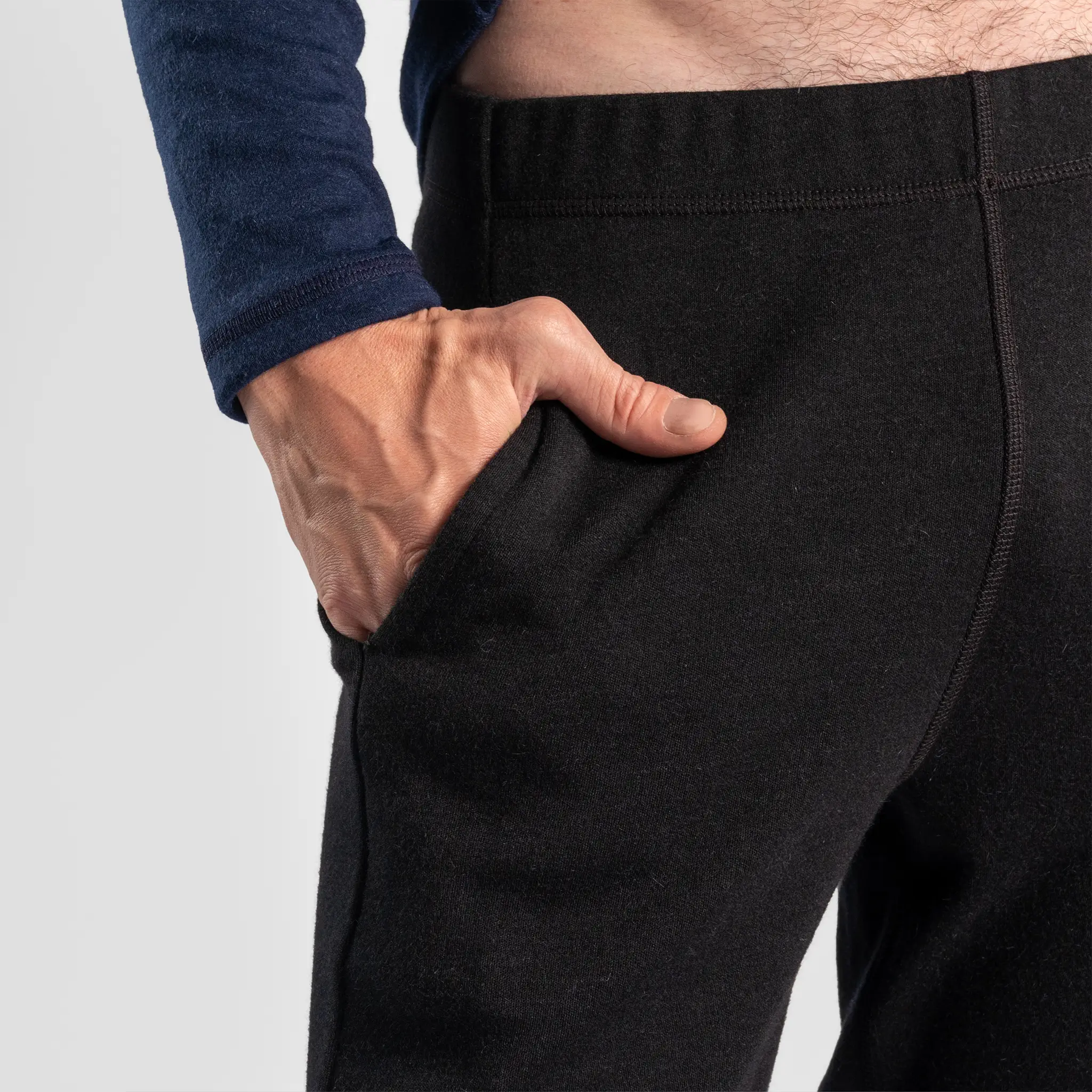 Men's Alpaca Wool Sweatpants: 420 Midweight - Image 5