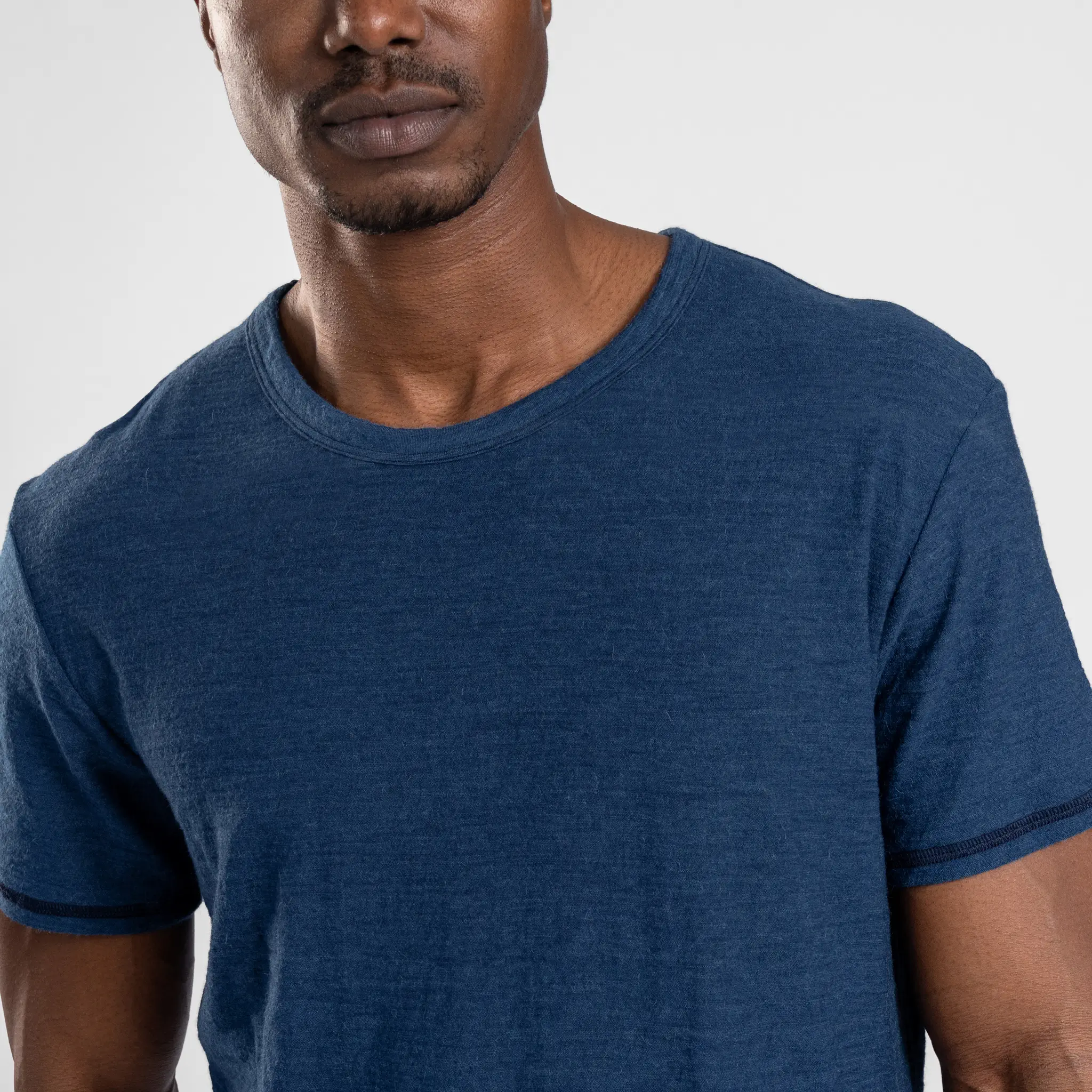 Men's Alpaca Wool T-Shirt: 160 Ultralight Crew Neck - Image 25