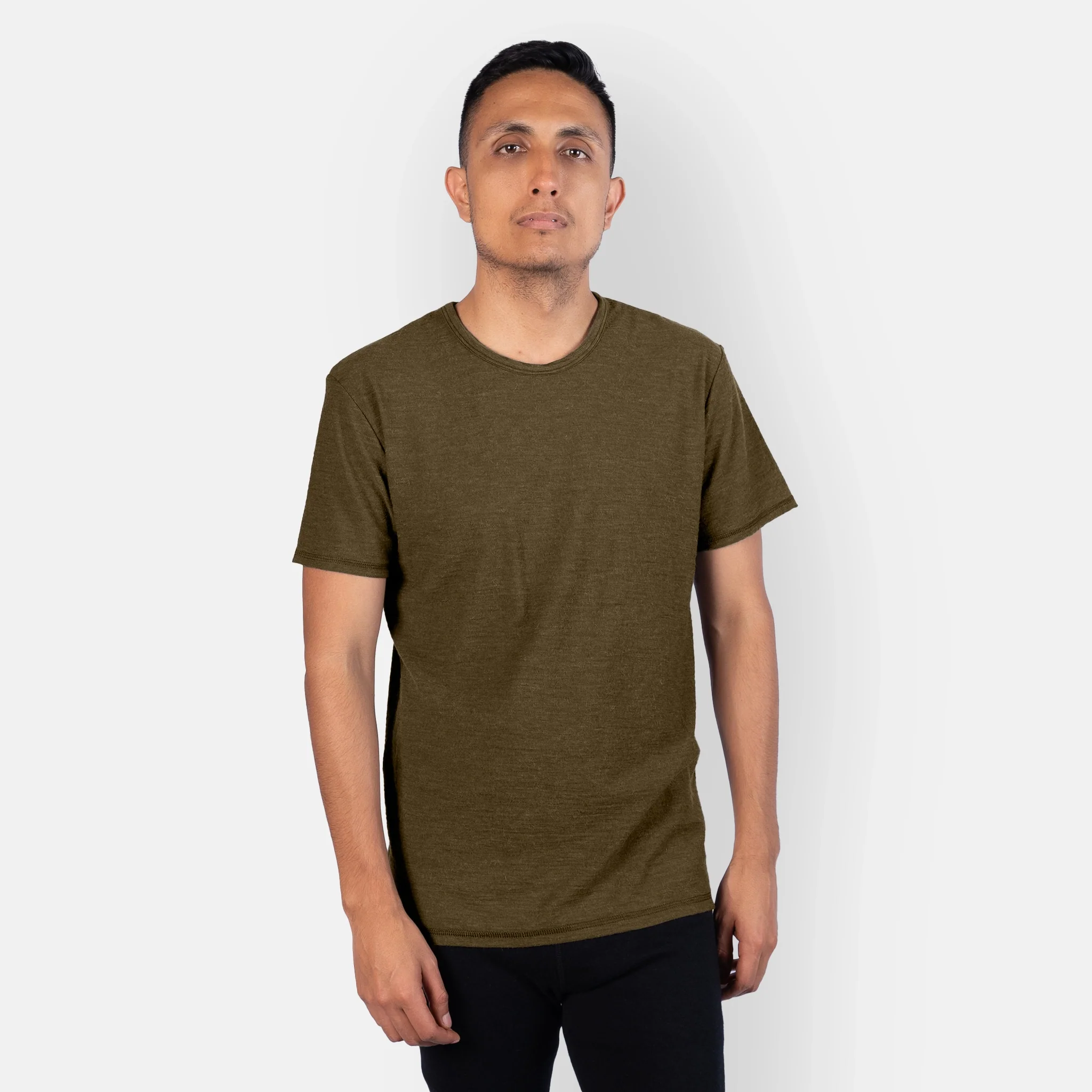 Men's Alpaca Wool Hiking T-Shirt: 160 Ultralight - Relaxed Fit - Image 5