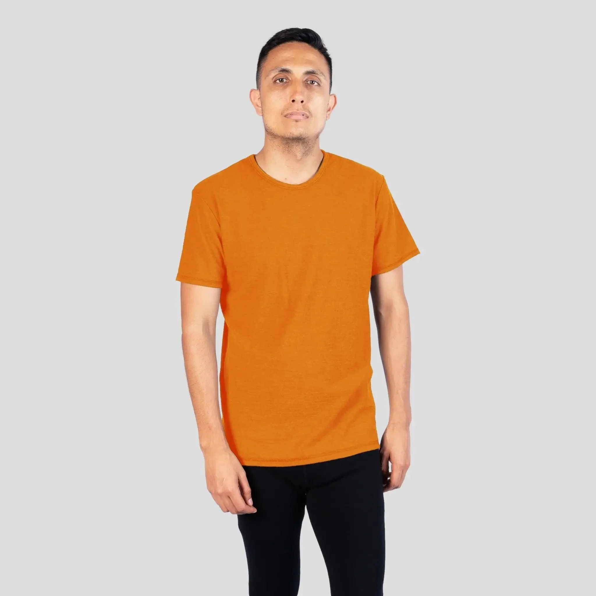 Men's Alpaca Wool Hiking T-Shirt: 160 Ultralight - Relaxed Fit - Image 7