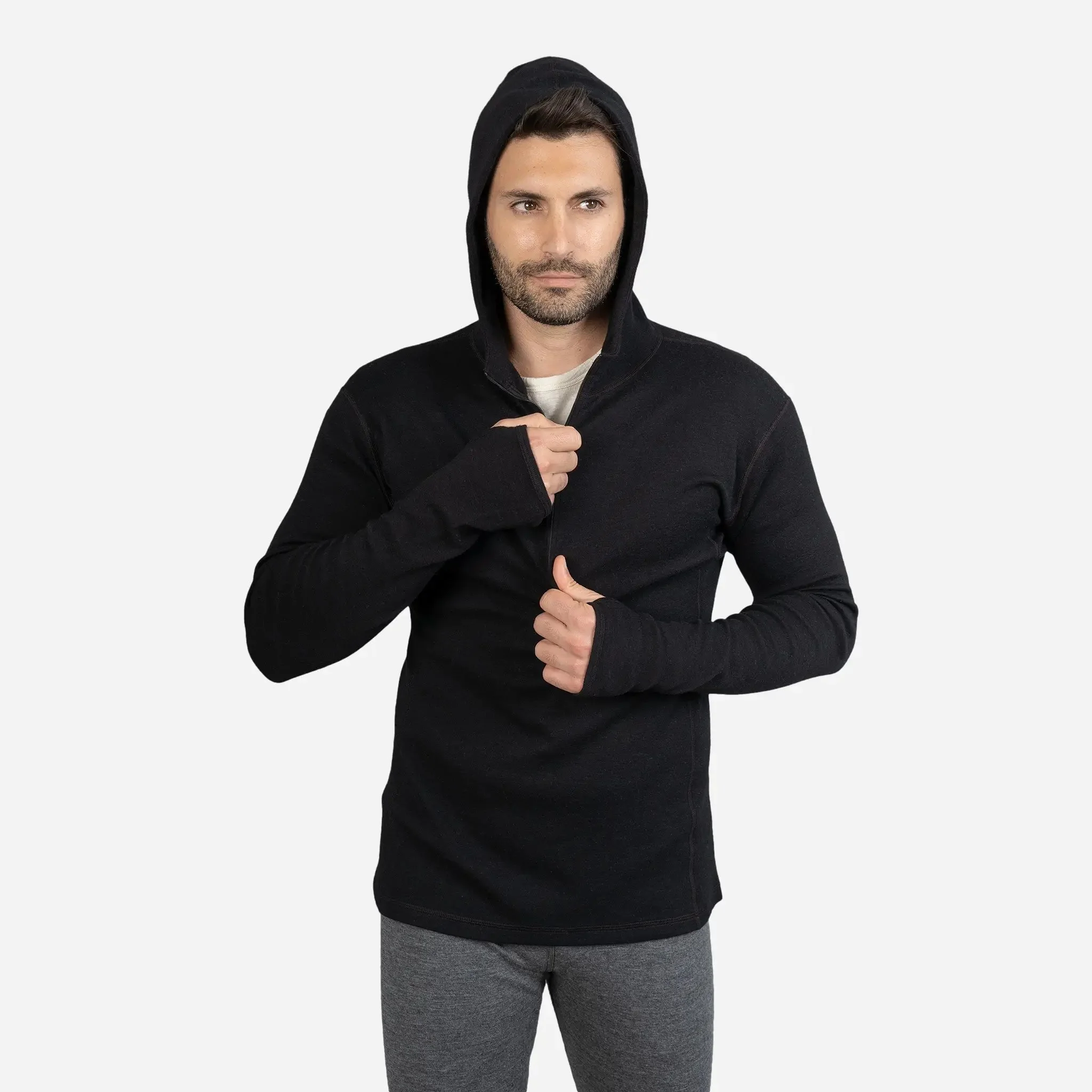 Mix 2 Pack Bundle - Men's Half-Zip Hoodie & Sweater: 300 Lightweight - Image 16