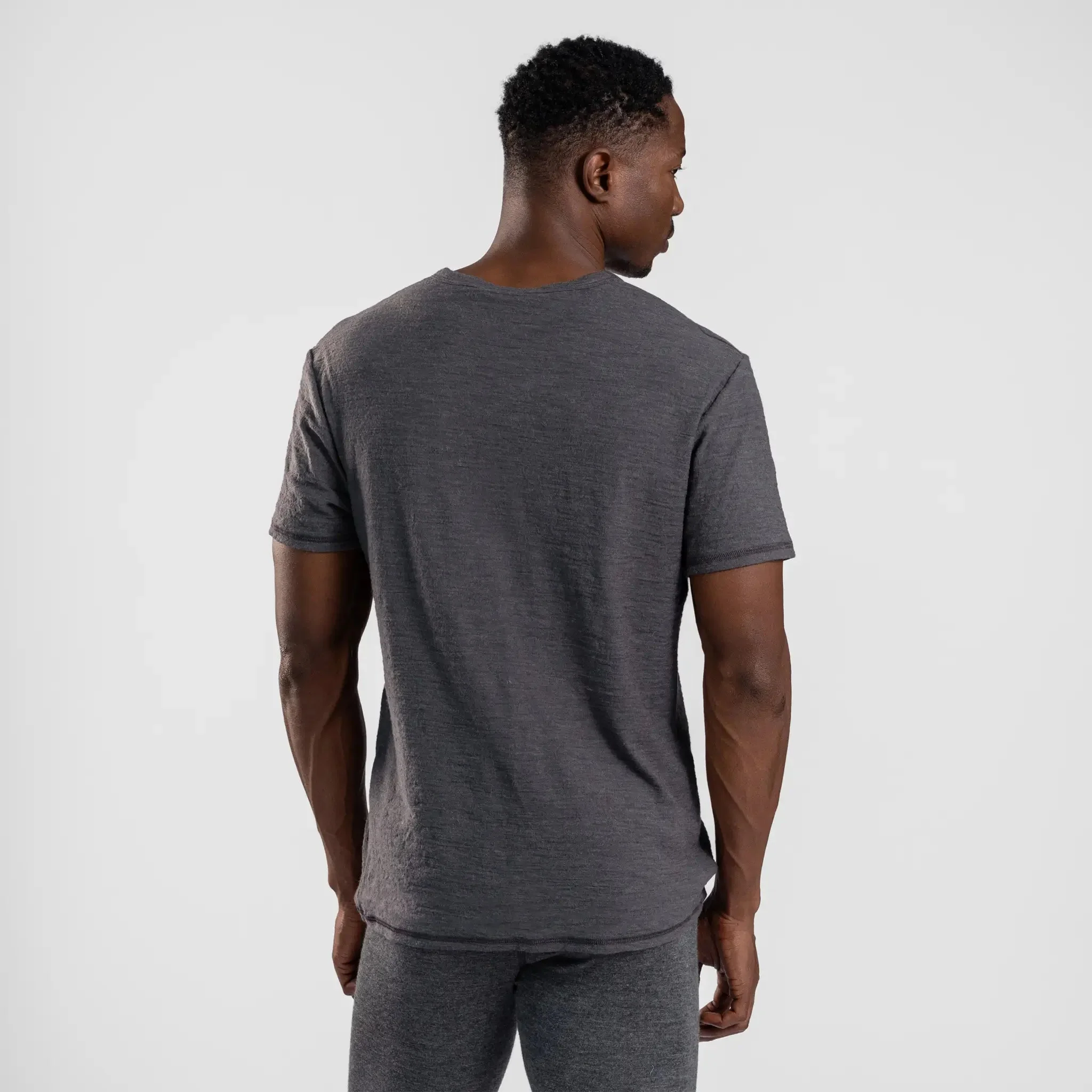 3 Pack Bundle - Men's Alpaca Wool T-Shirt: 160 Ultralight V-Neck - Image 24