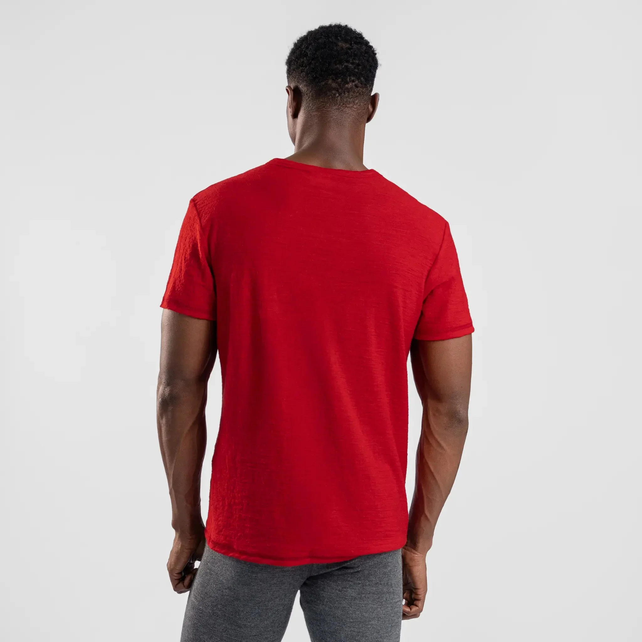 3 Pack Bundle - Men's Alpaca Wool T-Shirt: 160 Ultralight V-Neck - Image 27