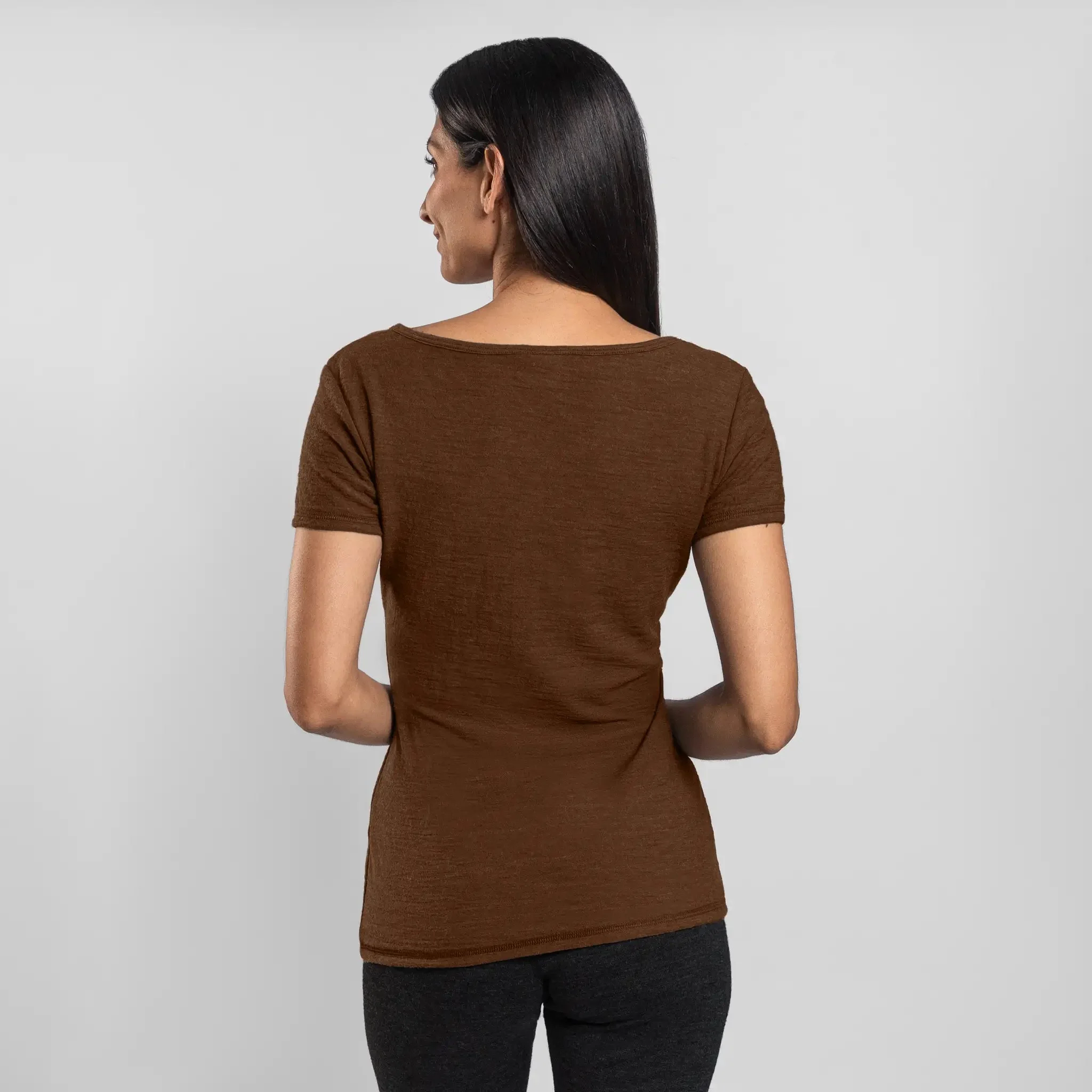 3 Pack Bundle - Women's Alpaca Wool T-Shirt: 160 Ultralight Crew Neck - Image 35