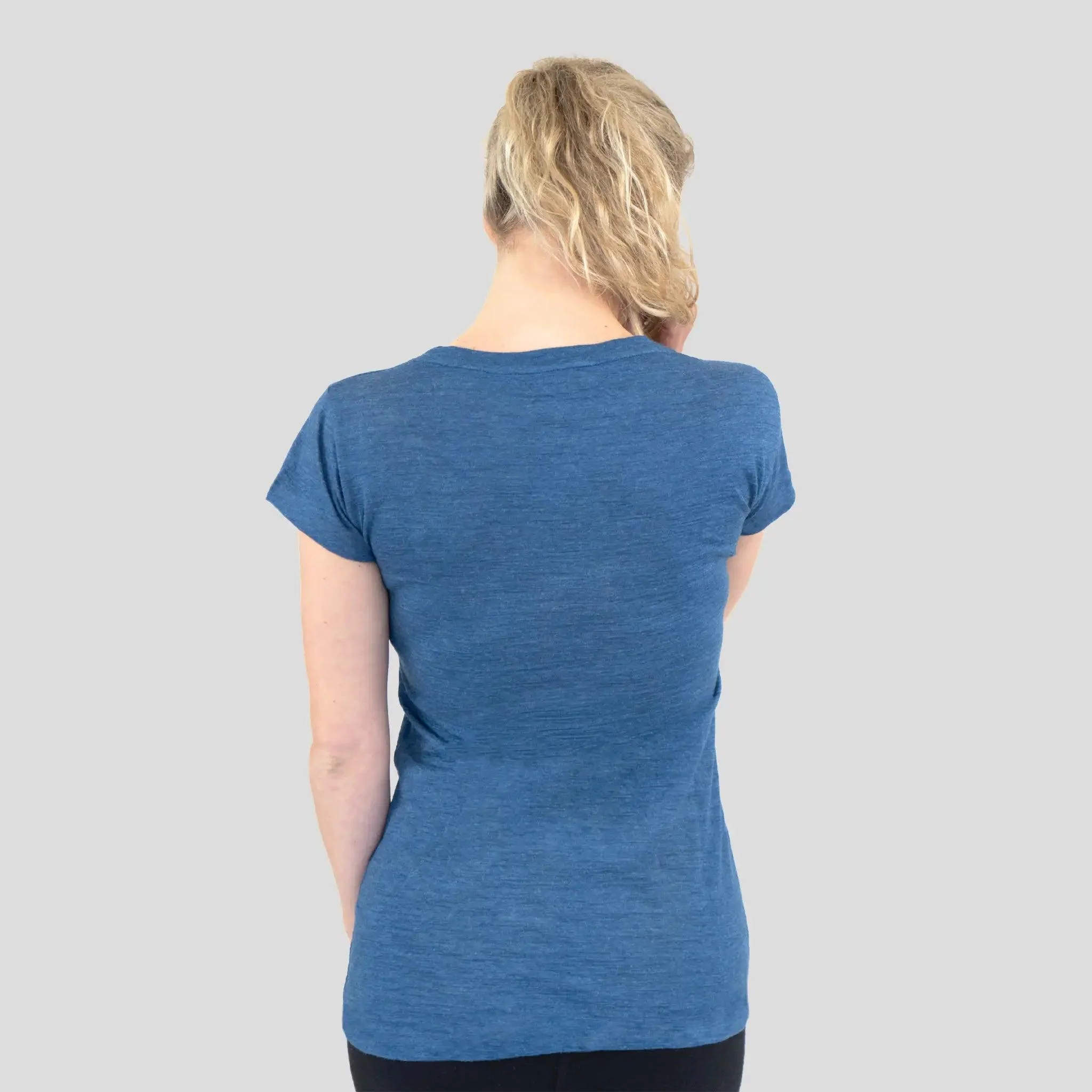 3 Pack Bundle - Women's Alpaca Wool T-Shirt: 160 Ultralight Crew Neck - Image 6