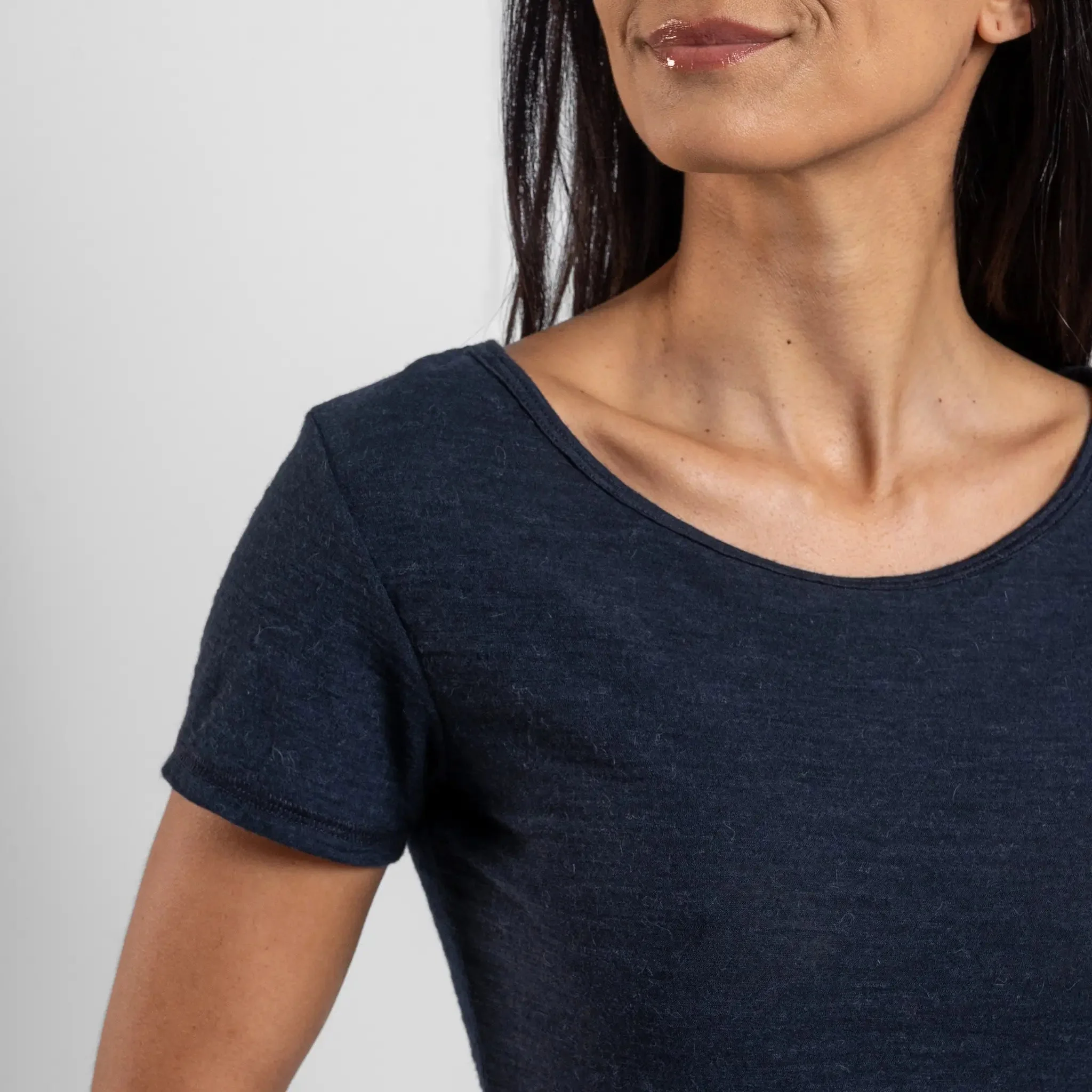 3 Pack Bundle - Women's Alpaca Wool T-Shirt: 160 Ultralight Crew Neck - Image 21