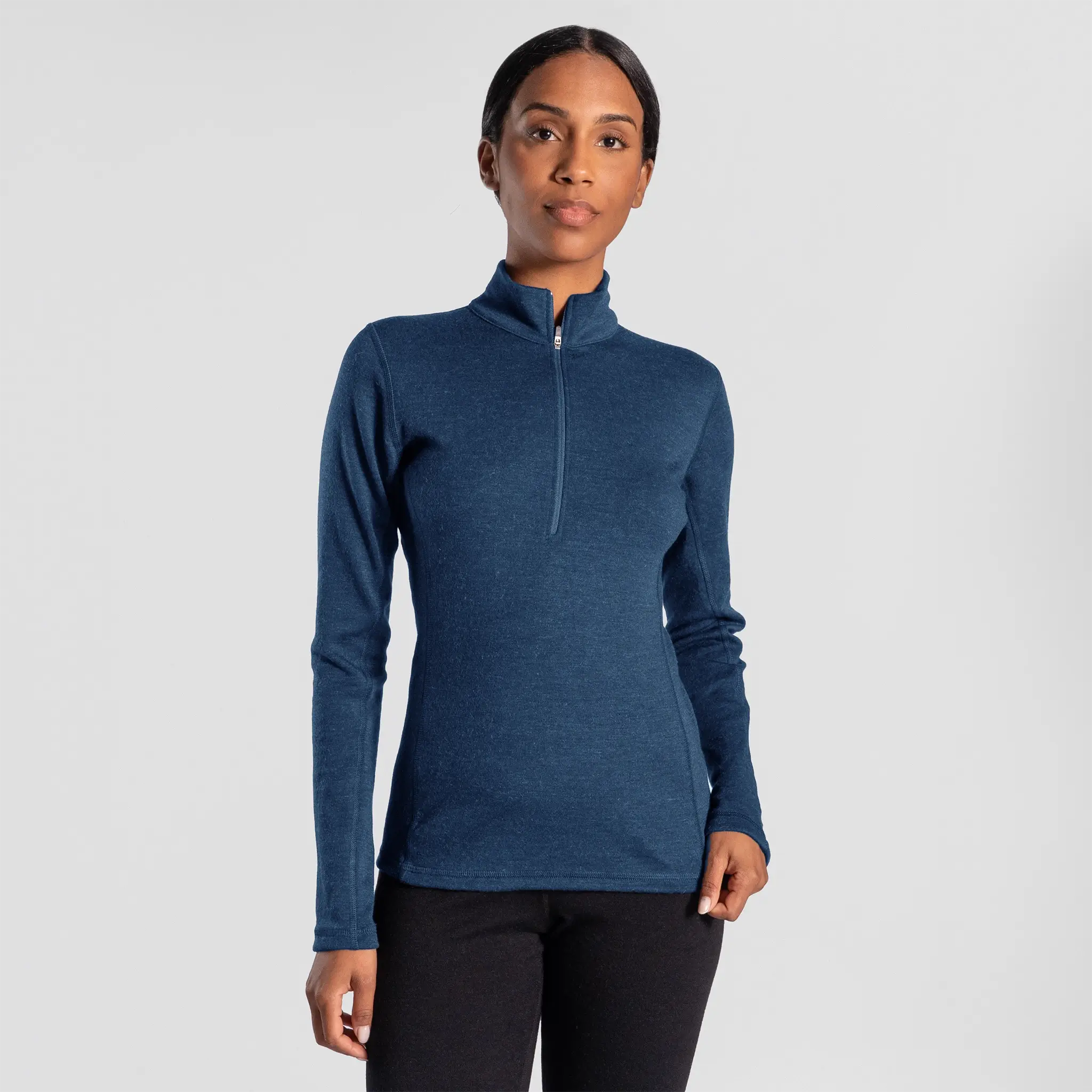 Women's Alpaca Wool Base Layer: 300 Lightweight Half-Zip - Image 10
