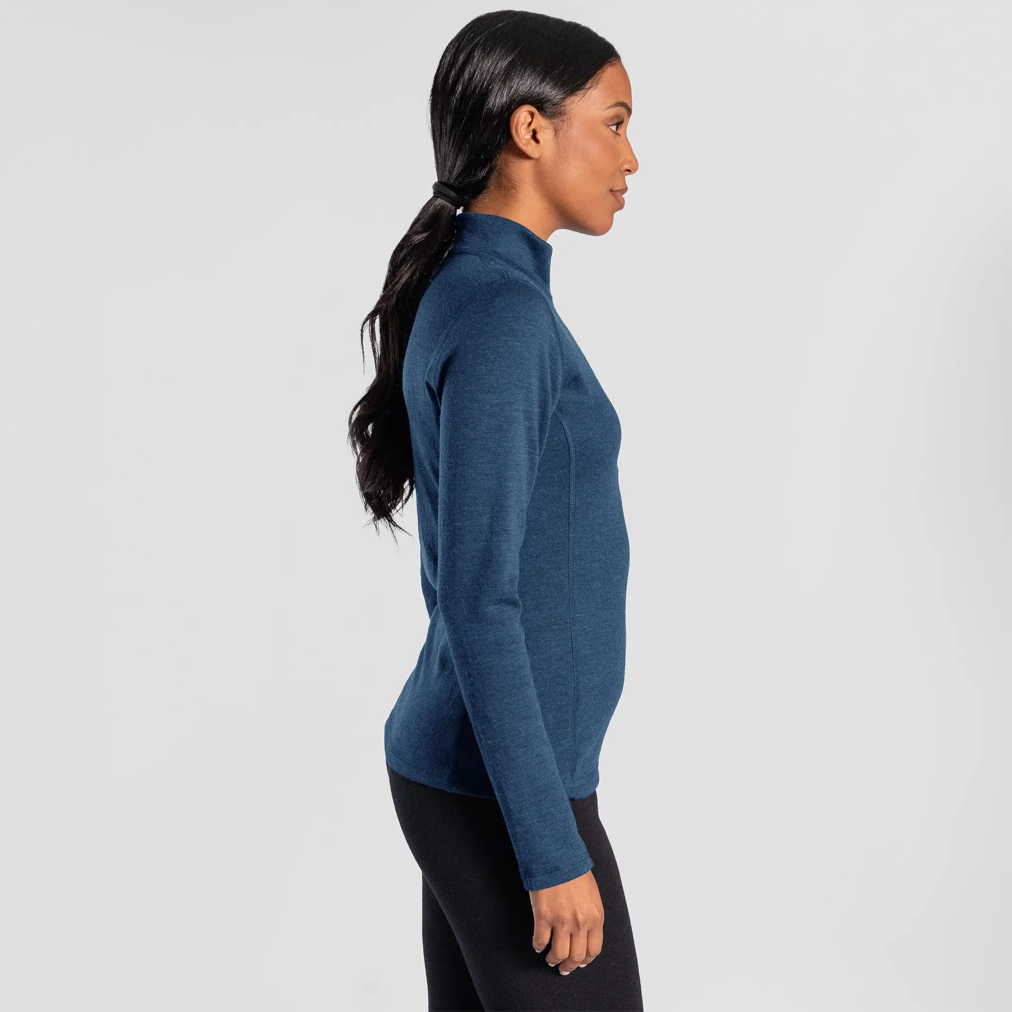 Women's Alpaca Wool Base Layer: 300 Lightweight Half-Zip - Image 11