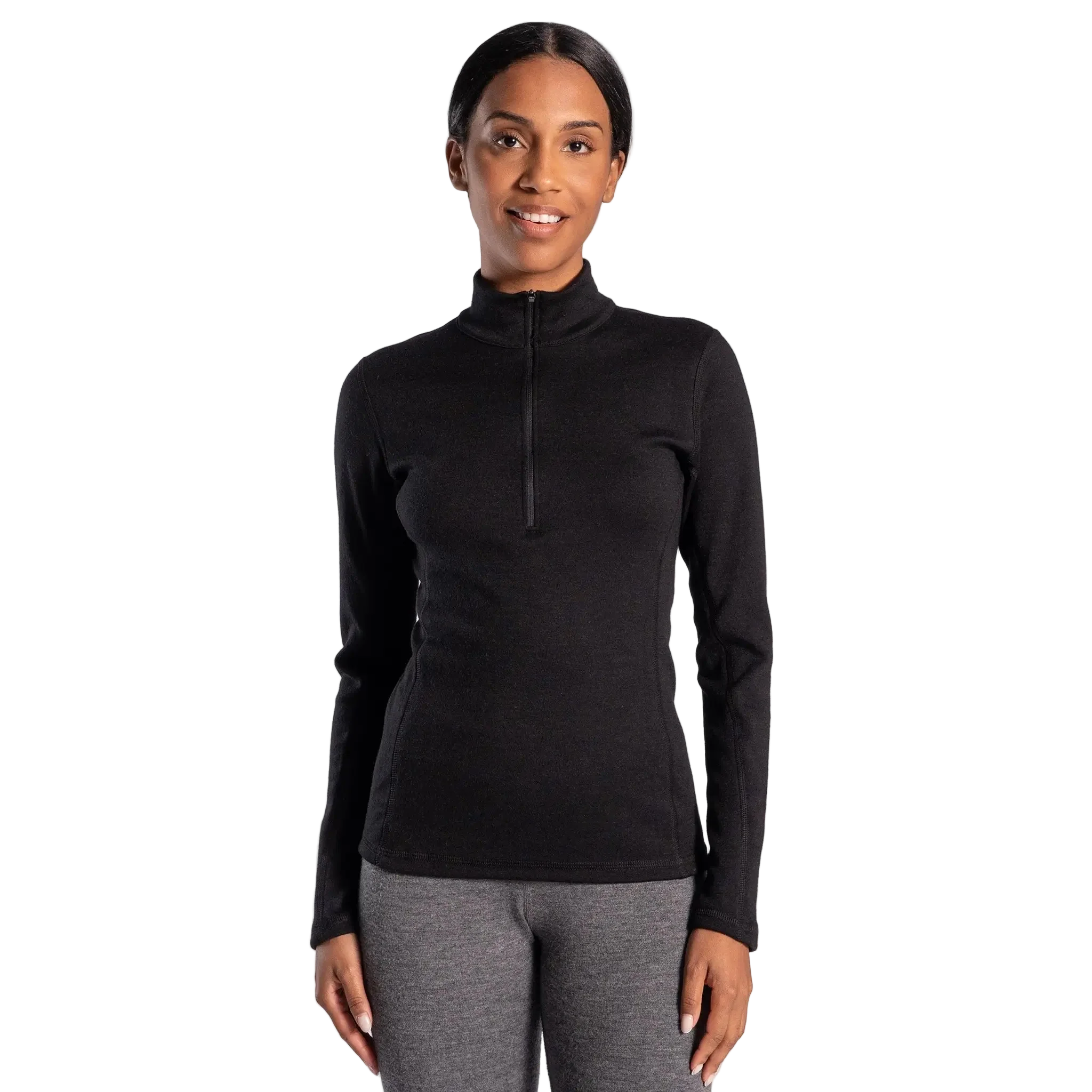Women's Alpaca Wool Base Layer: 300 Lightweight Half-Zip - Image 20