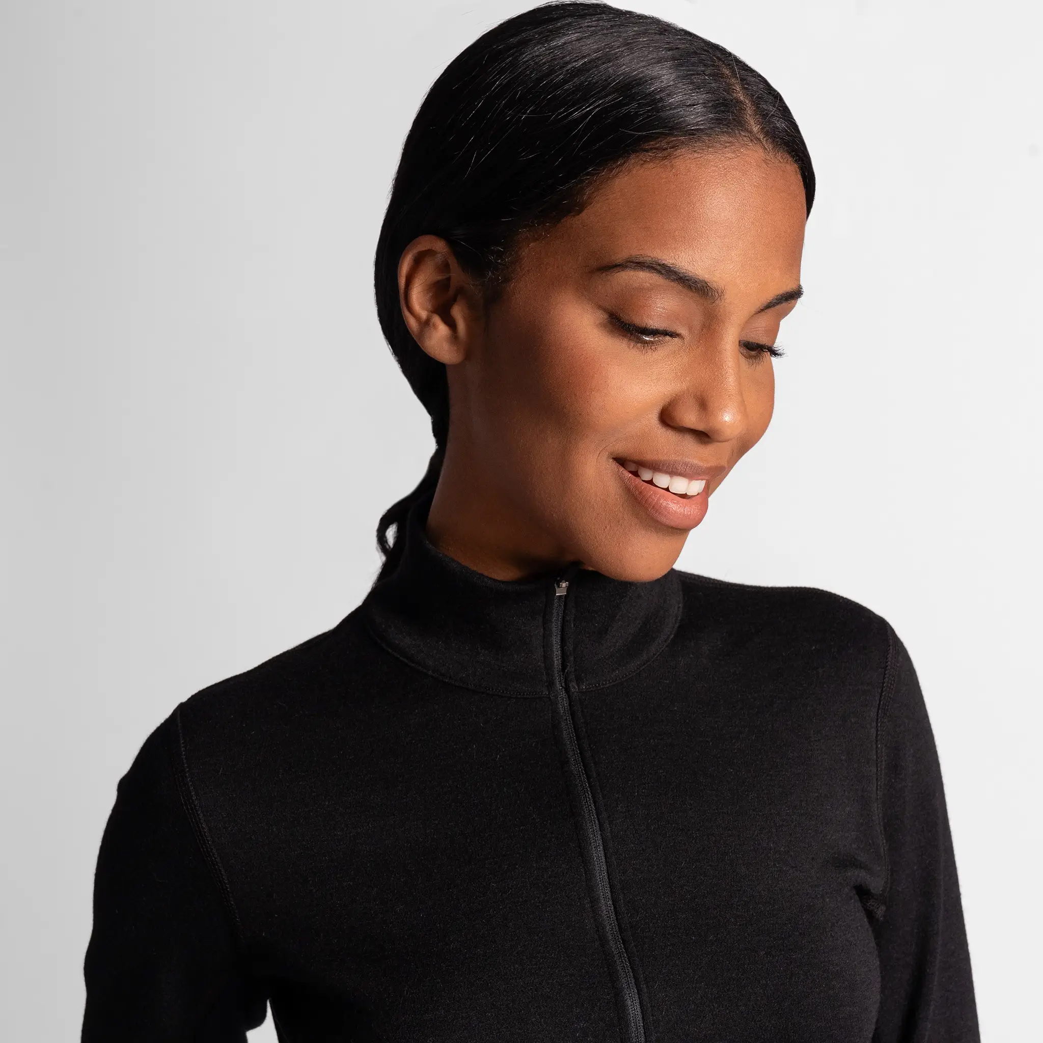 Women's Alpaca Wool Base Layer: 300 Lightweight Half-Zip - Image 5