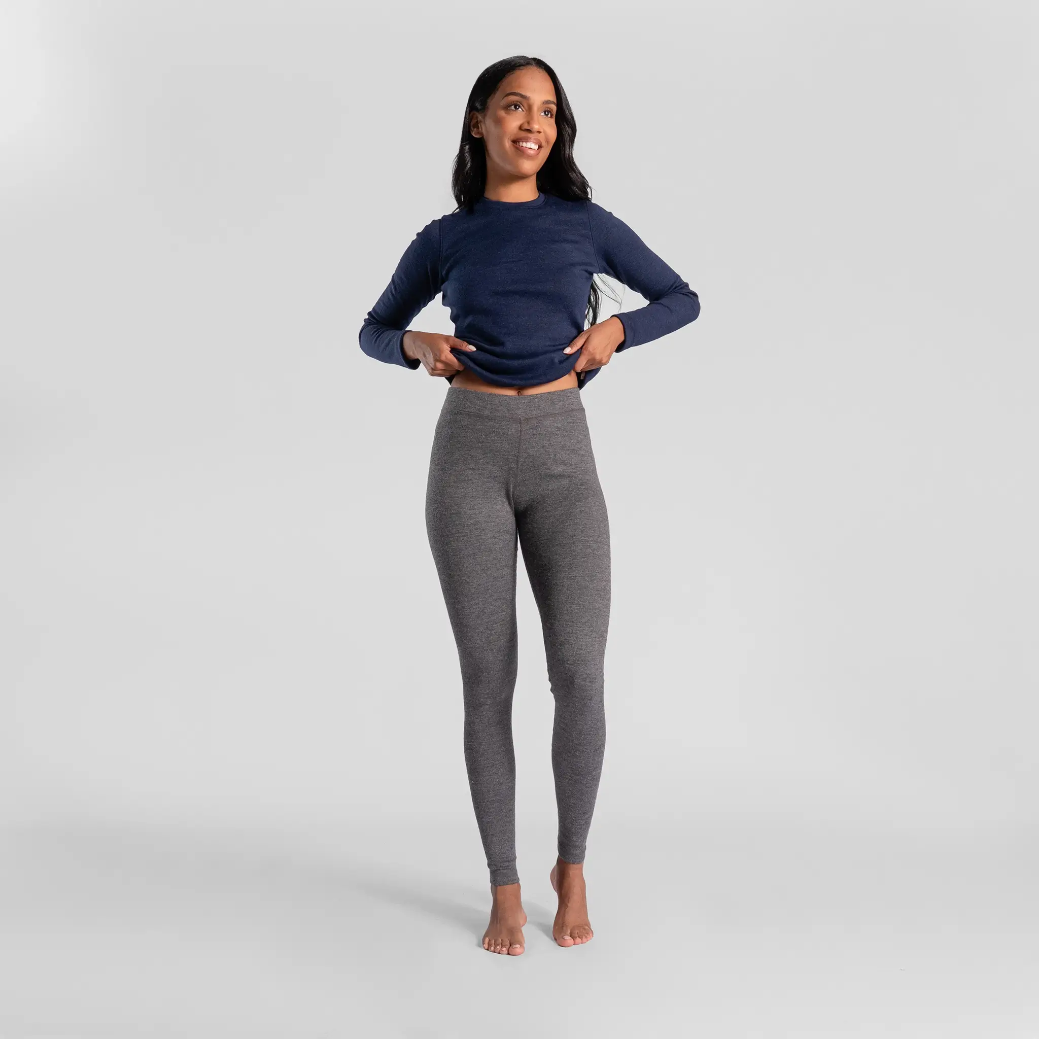 Women's Alpaca Wool Leggings: 420 Midweight - Image 10